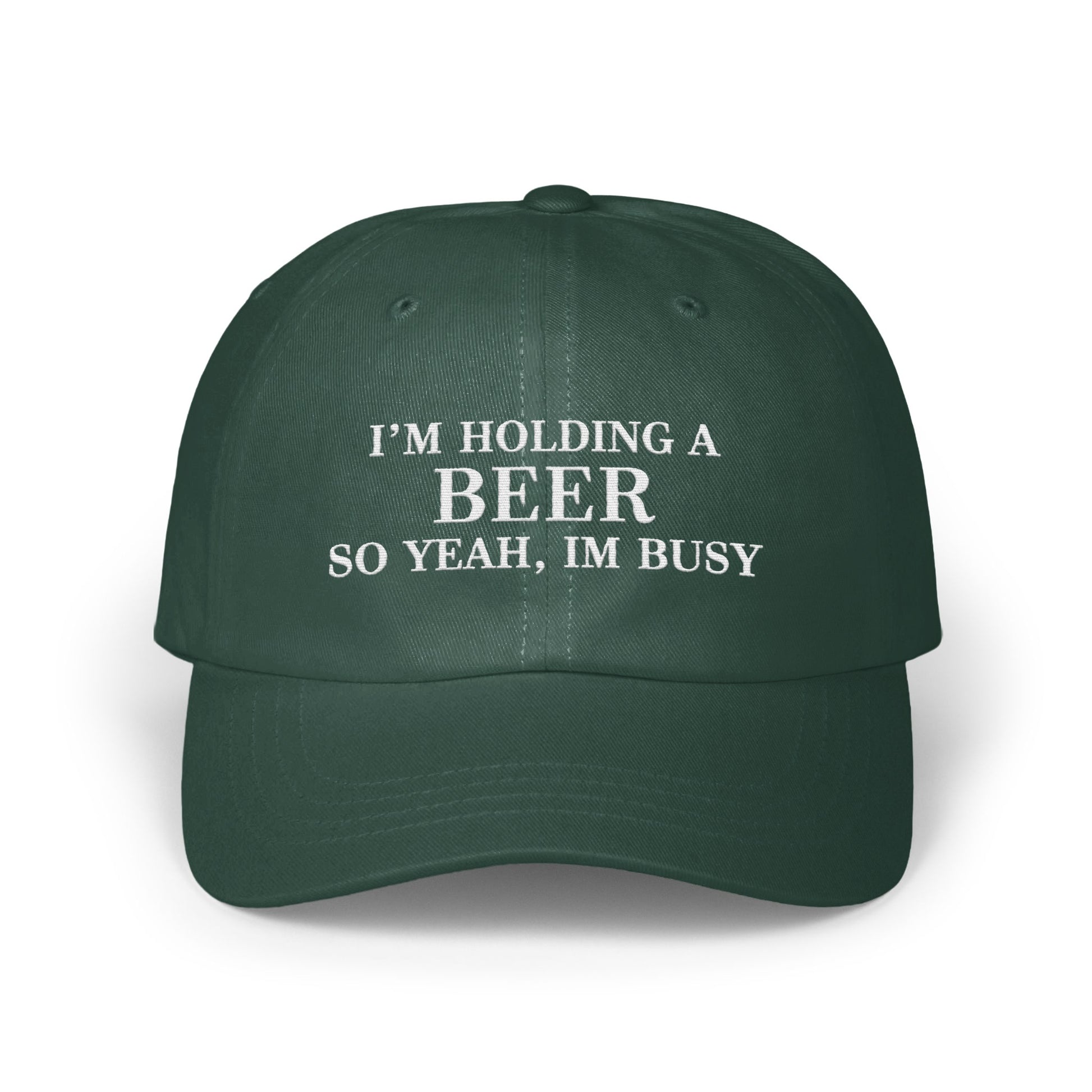 I'm Holding A Beer So Yeah I'm Busy Hat product