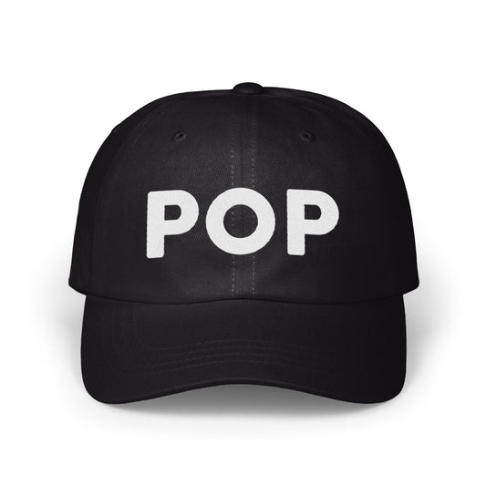 POP Text Design Black Baseball Cap product