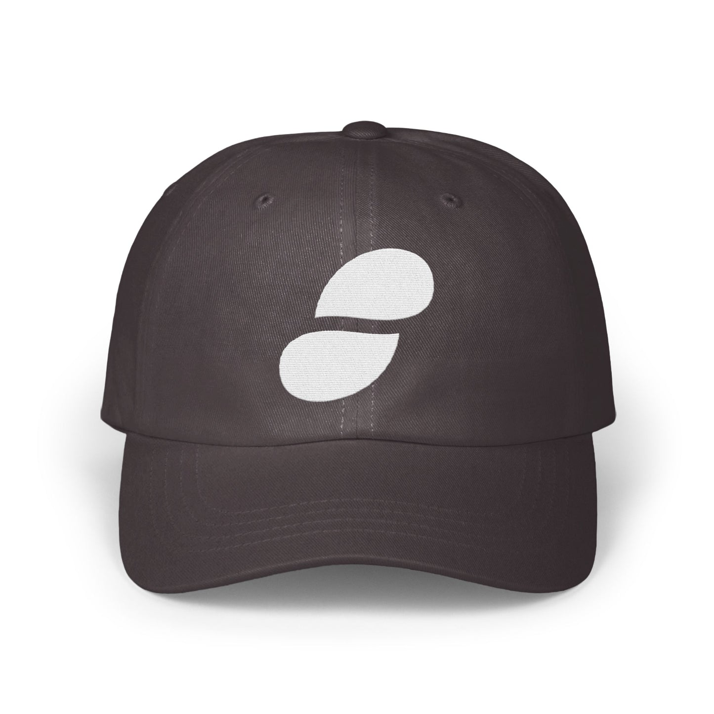 Stylish Dark Baseball Cap with Unique Logo Hat Product