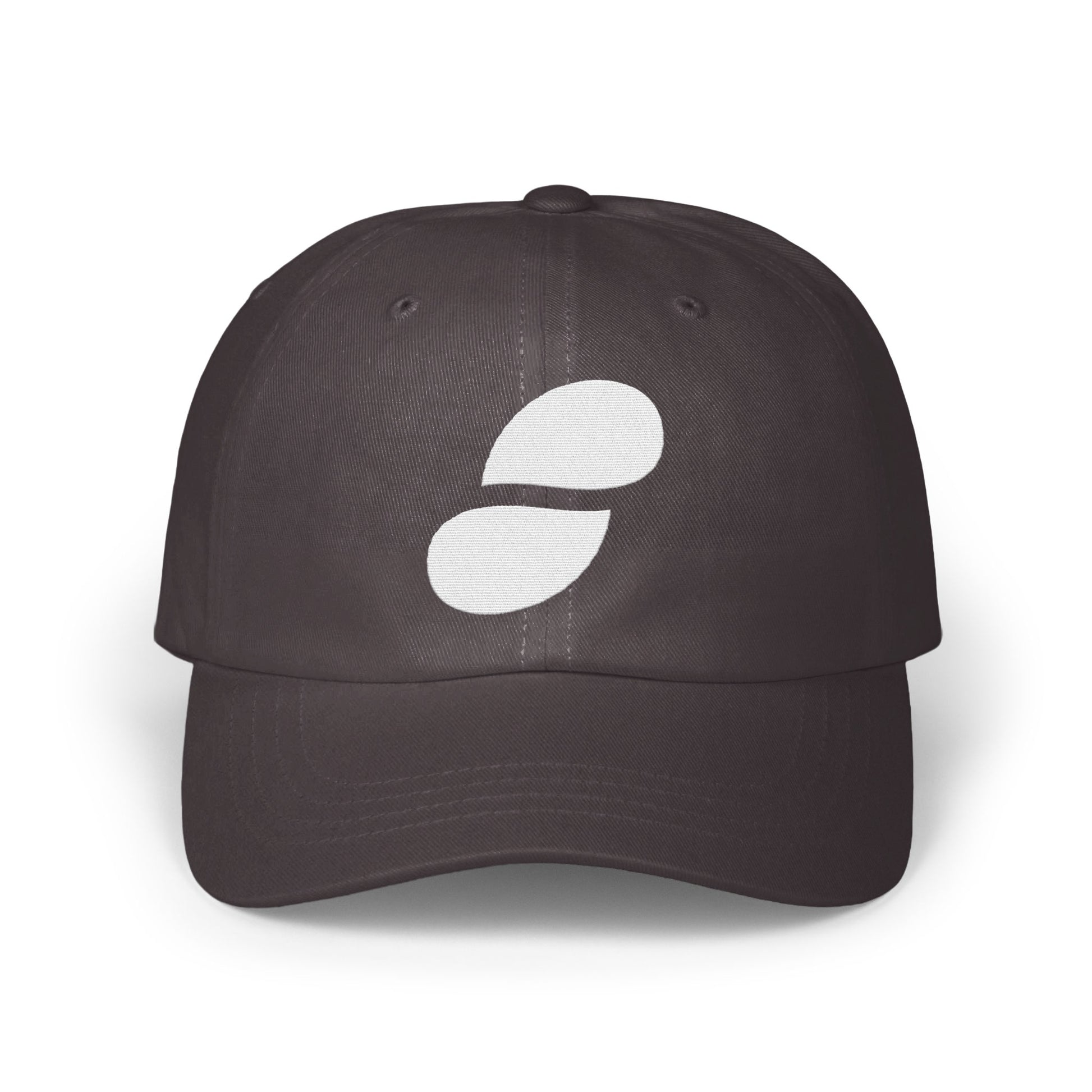 Stylish Dark Baseball Cap with Unique Logo Hat Product