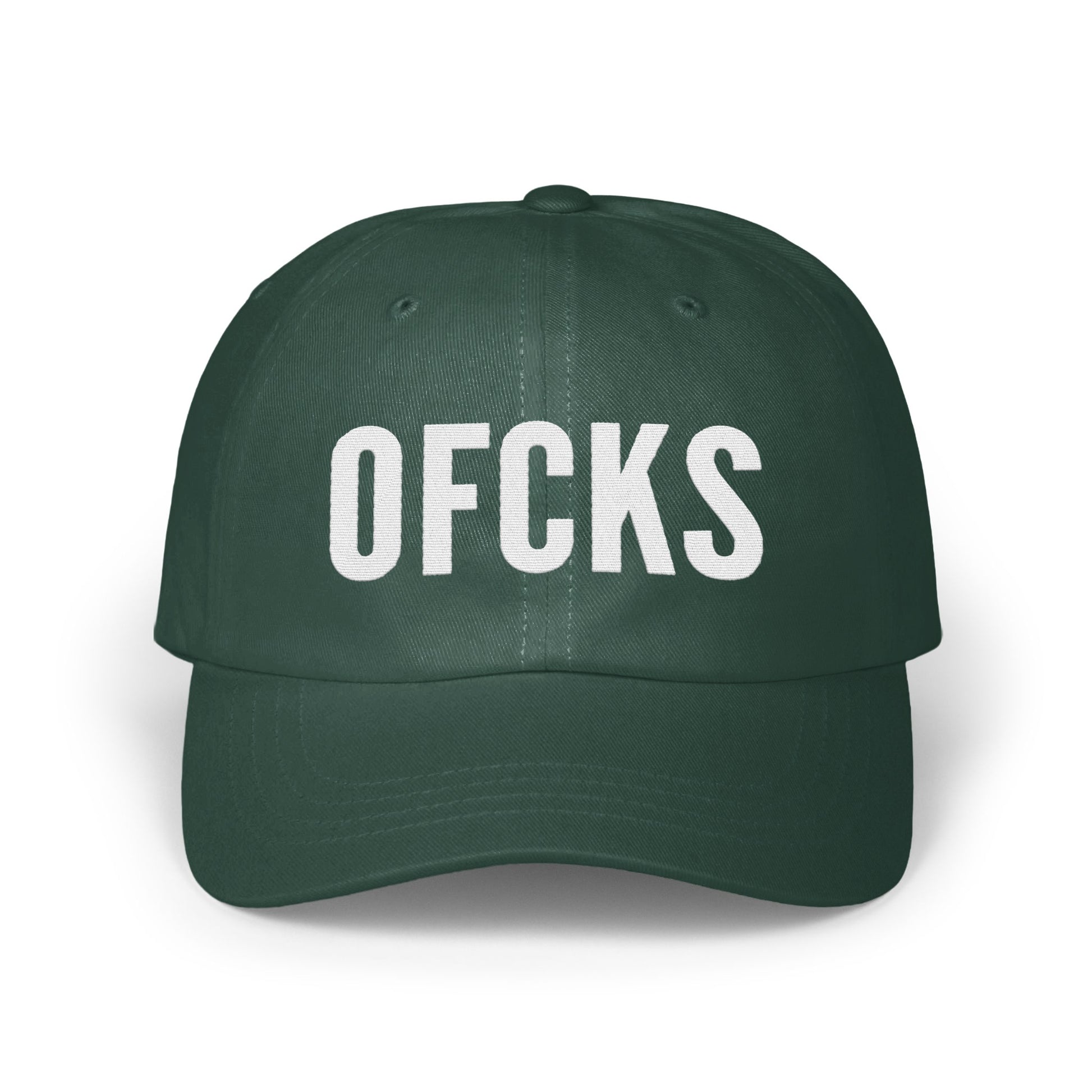 Bold OFCKS Text on Classic Green Hat product type
