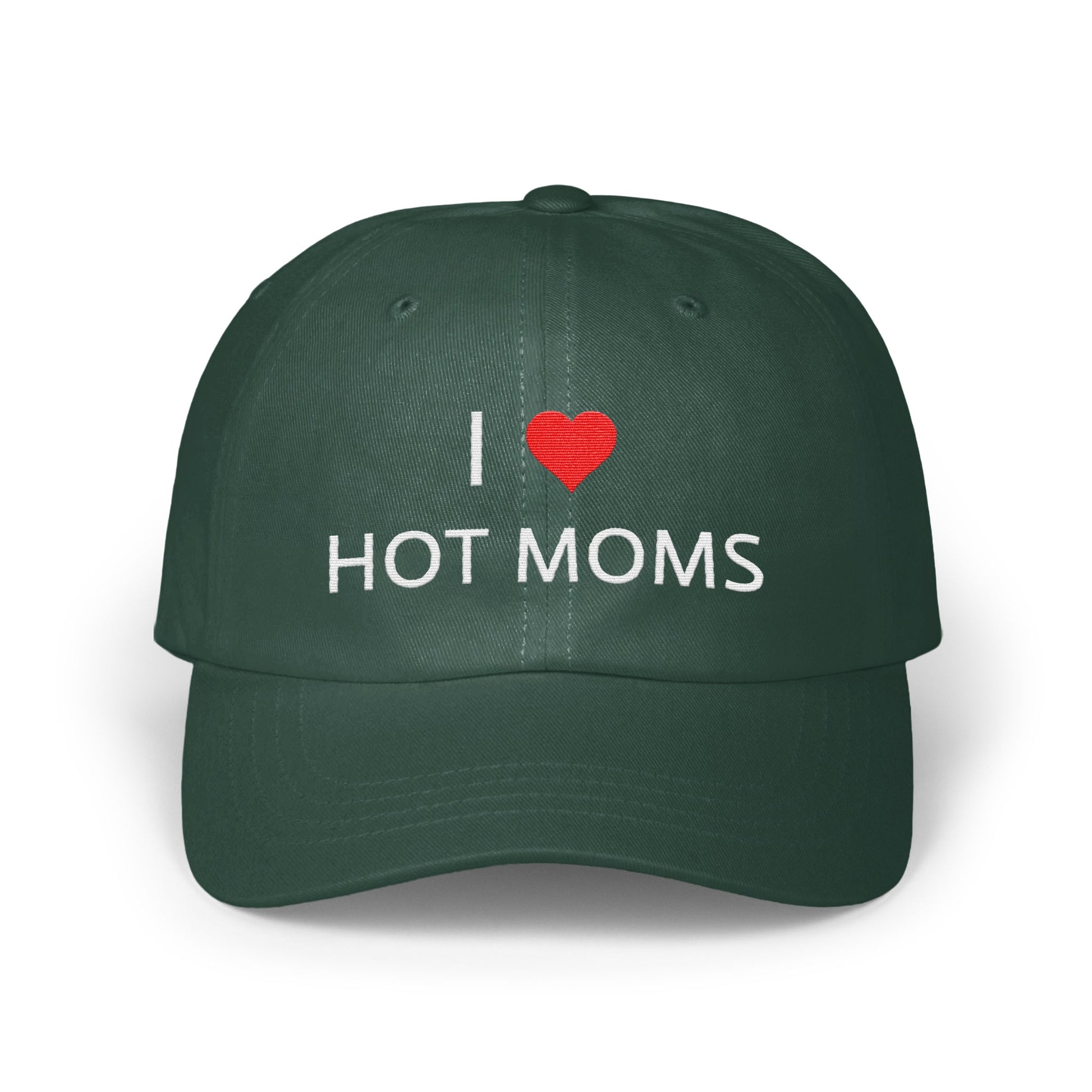 I Love Hot Moms Statement Baseball Cap product type