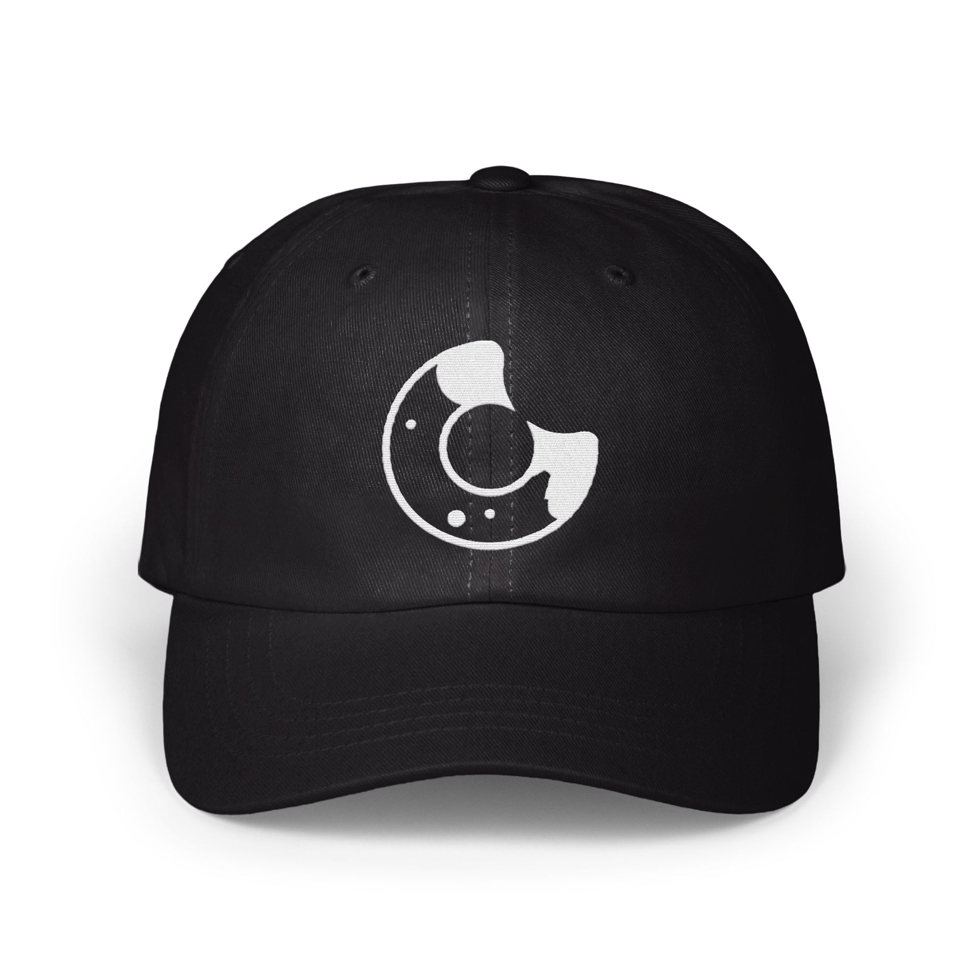 Donut Bite Black Baseball Cap unique product type