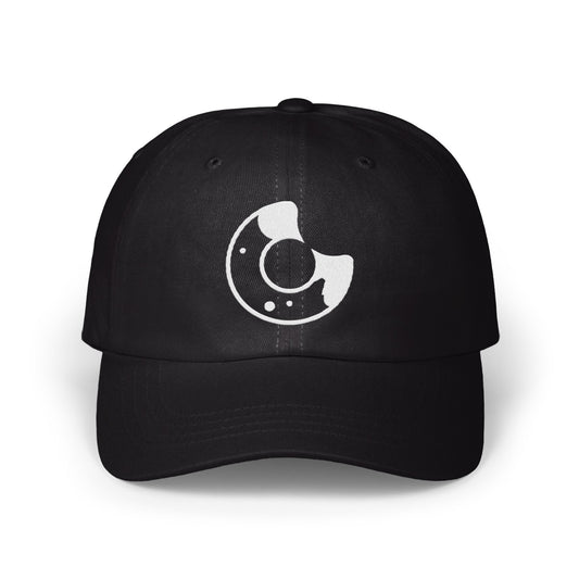 Donut Bite Black Baseball Cap unique product type