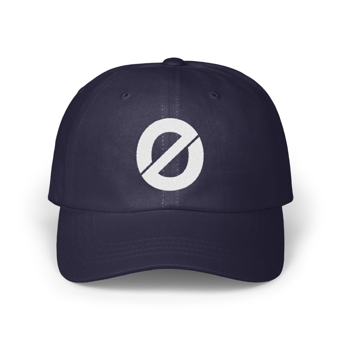 Unique Black Hat with White Zero Design product type