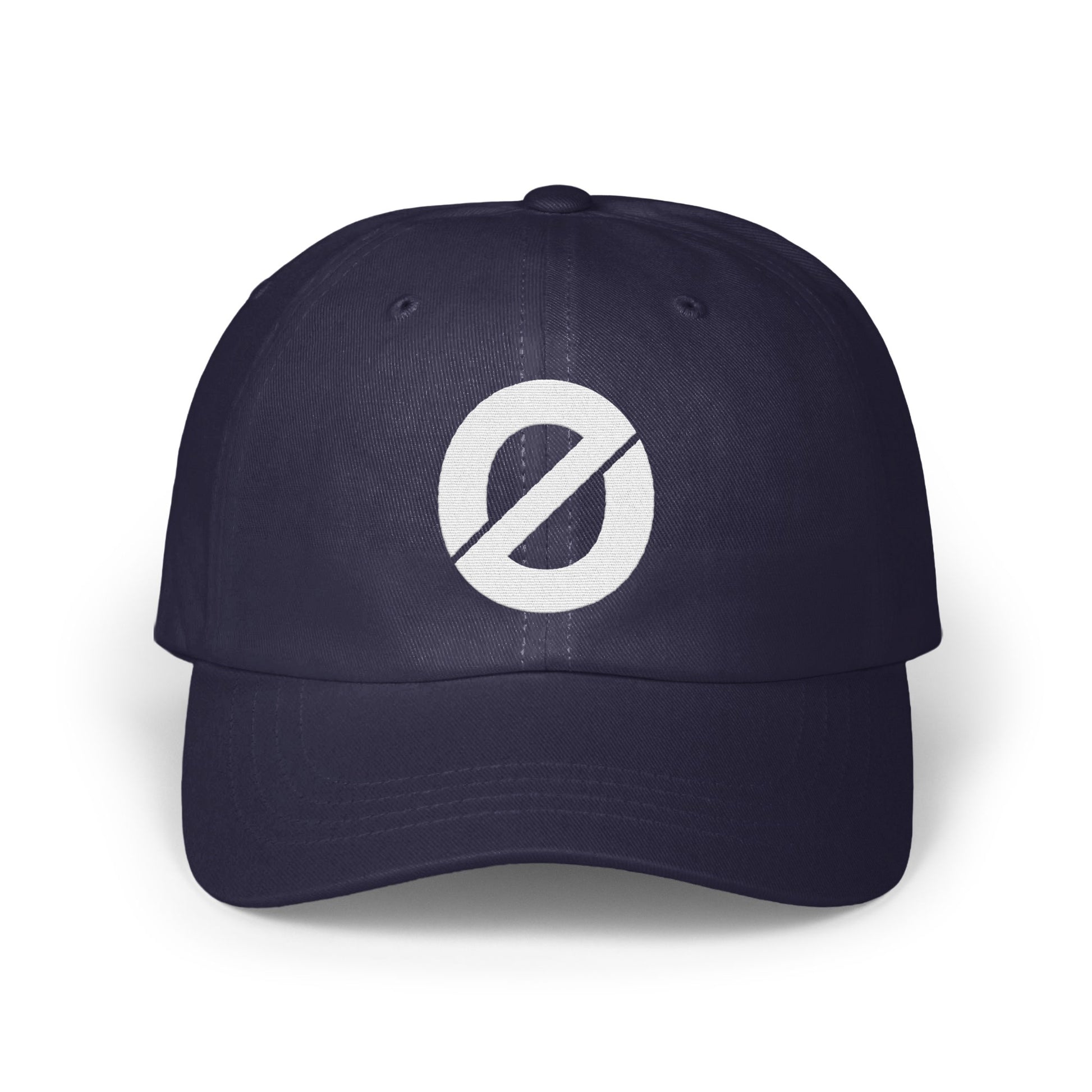 Unique Black Hat with White Zero Design product type
