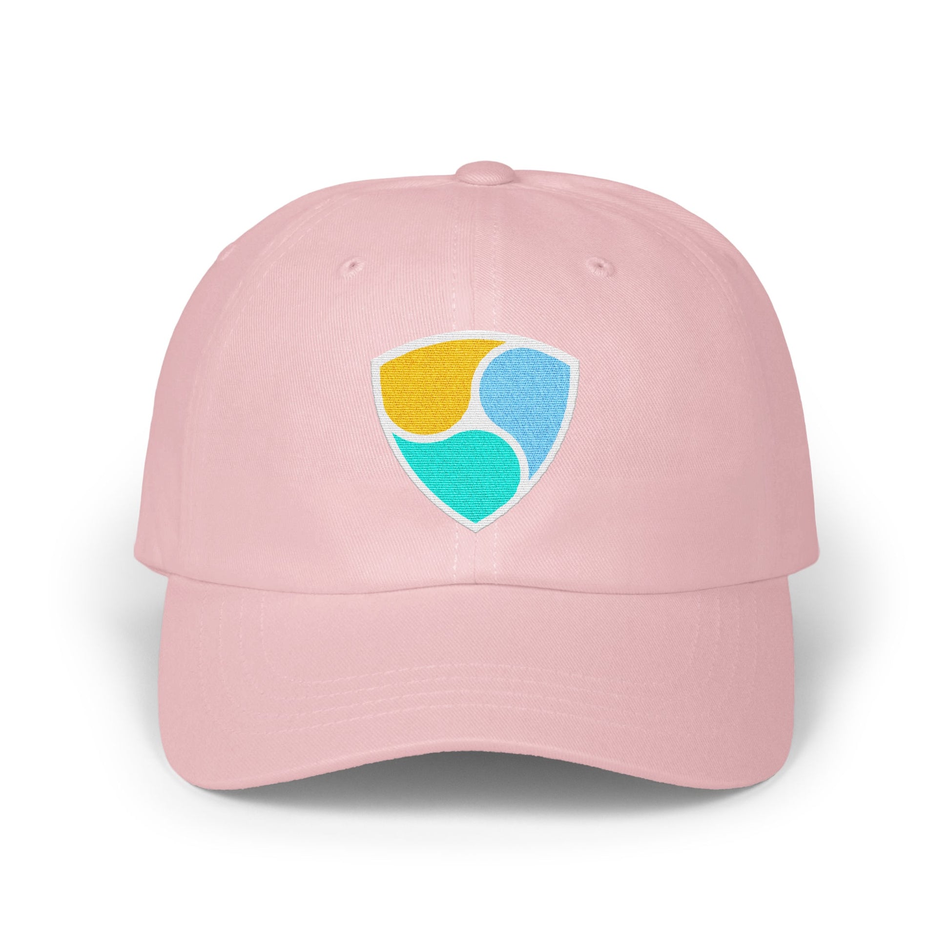 Pastel Pink Baseball Hat with Modern Emblem product