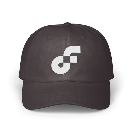 Stylish Black Baseball Cap with White Logo product type