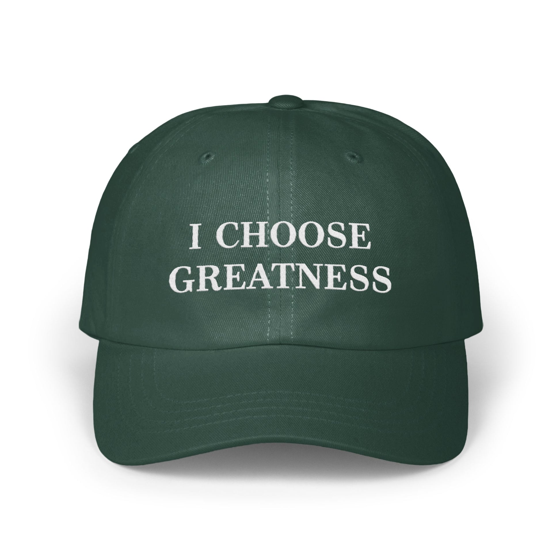 I Choose Greatness Motivational Quote Hat product