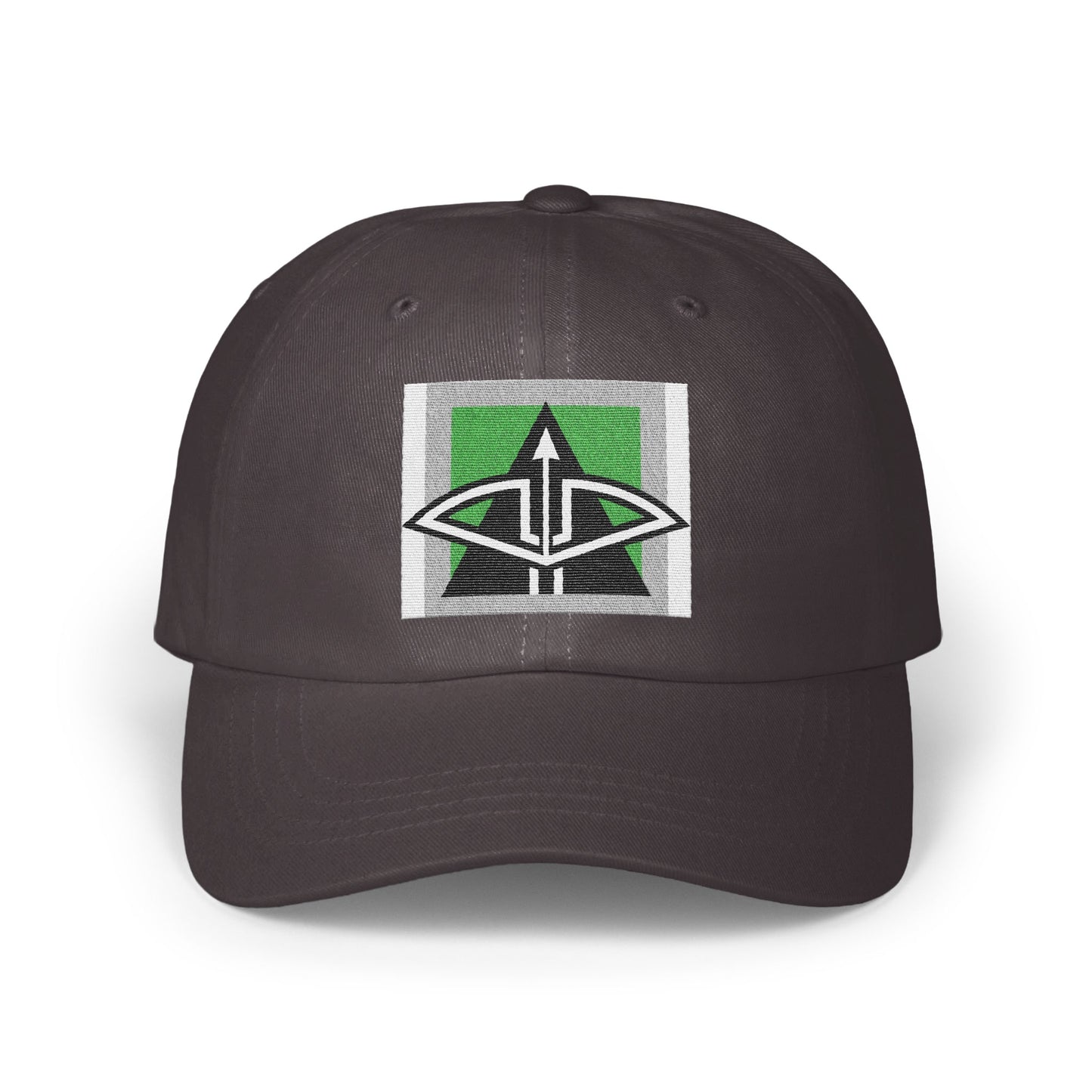 Stylish Black Cap with Unique Arrow Logo Hat product