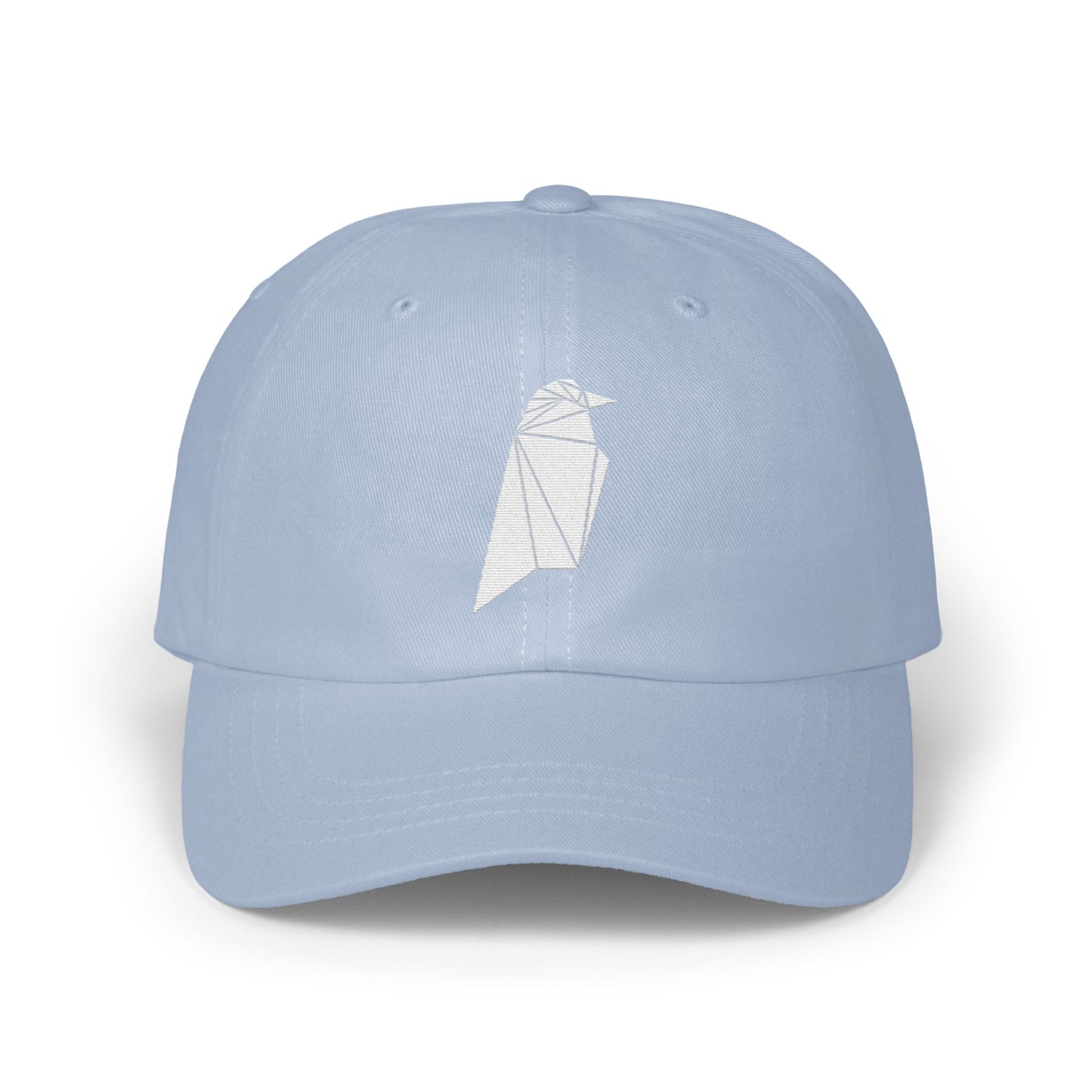 Geometric Bird Design Light Blue Baseball Cap product