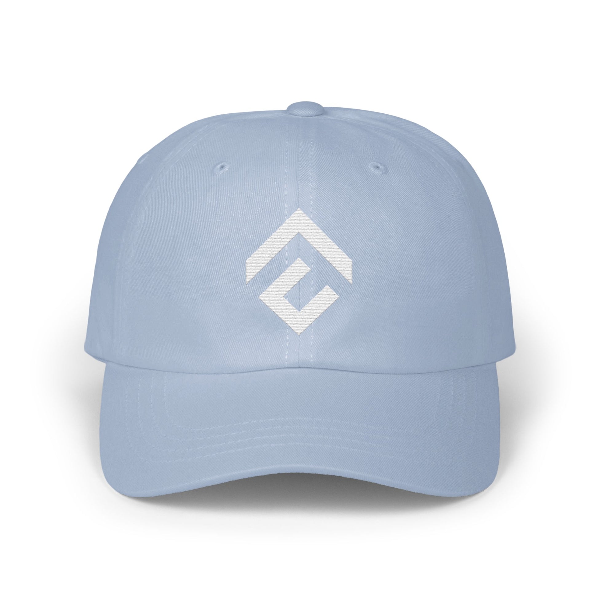 Stylish Light Blue Minimalist Logo Cap product