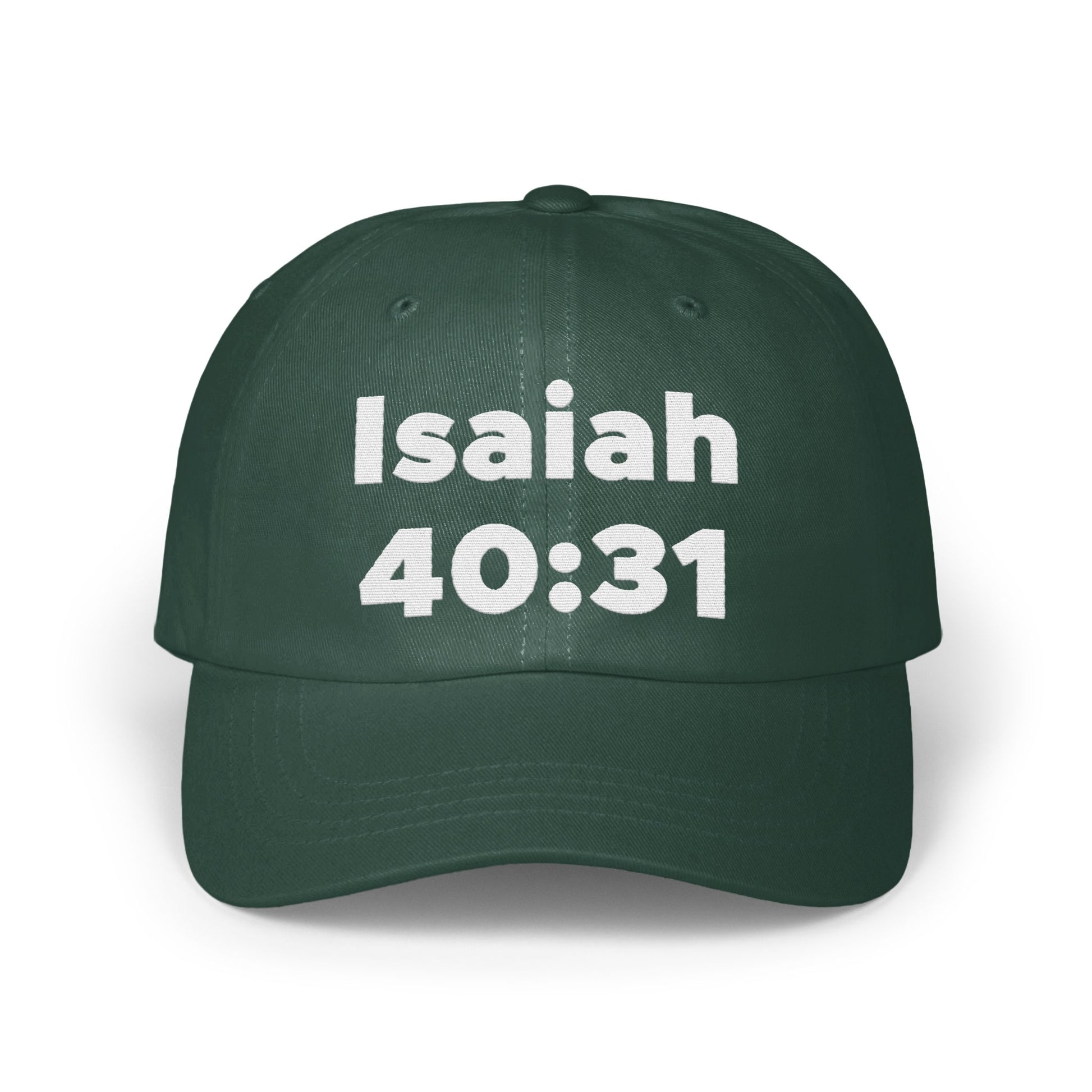 Isaiah 40:31 Embroidered Green Baseball Cap product