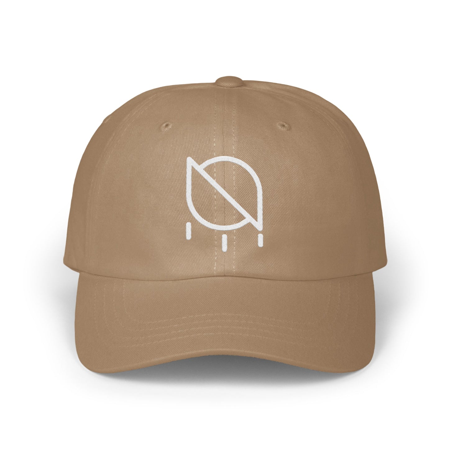 Stylish Beige Hat with Modern Leaf Design Hat Product
