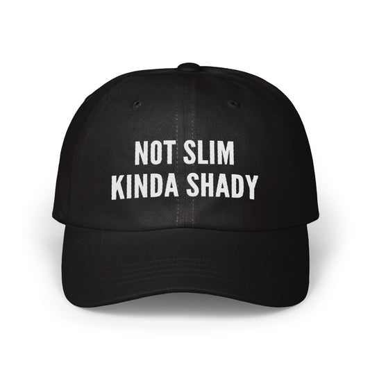 Not Slim Kinda Shady Black Cap Hat product