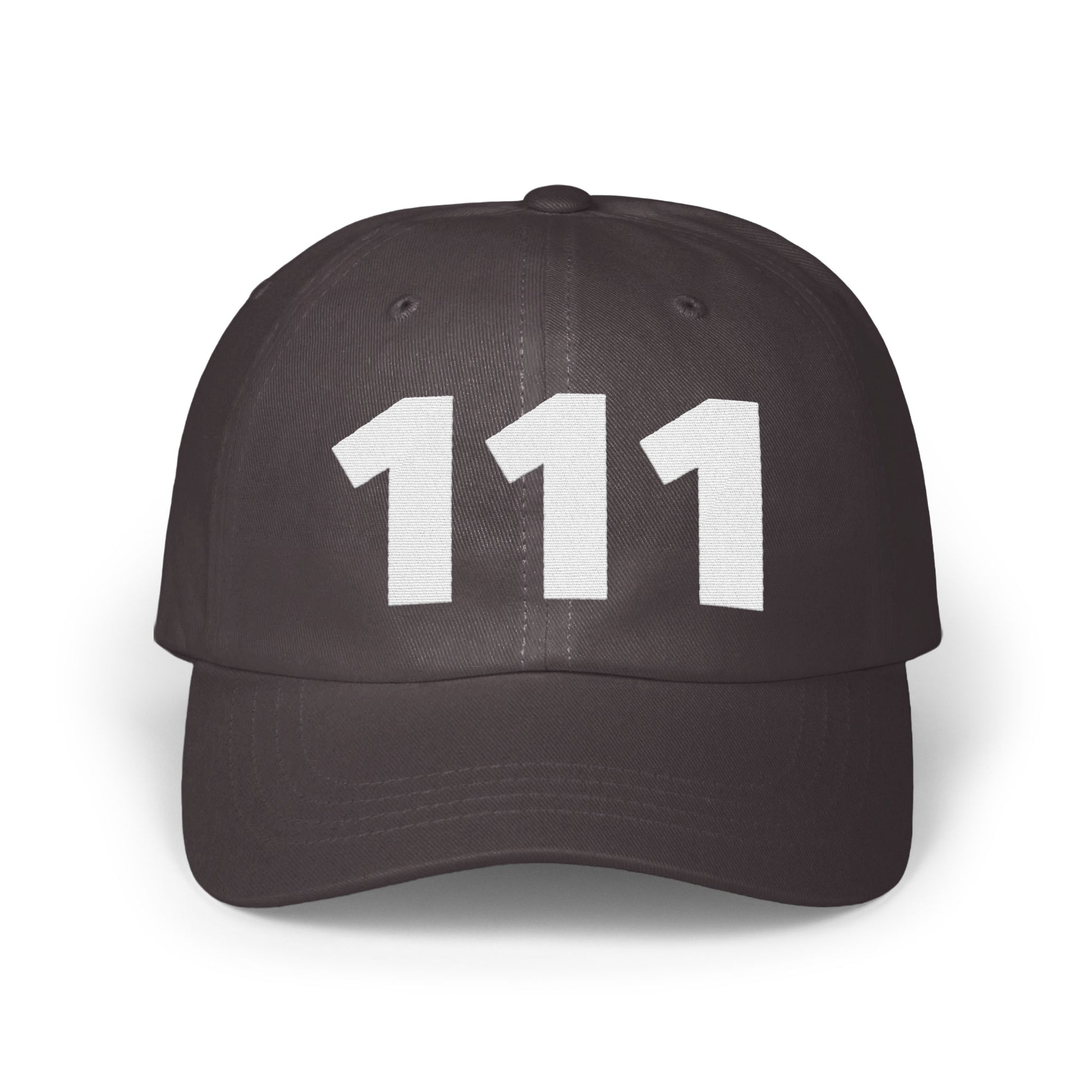 Stylish Dark Cap With Bold 111 Number Printed Cap