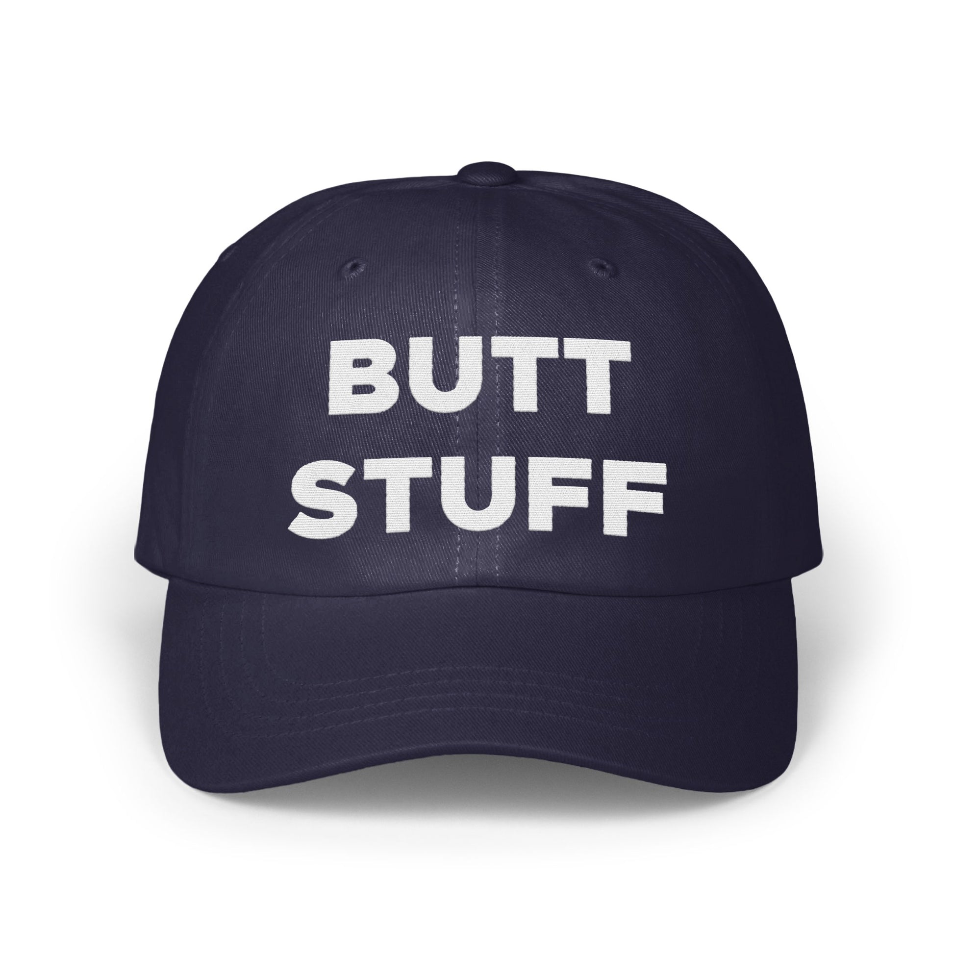 Bold Statement BUTT STUFF Text Baseball Cap product