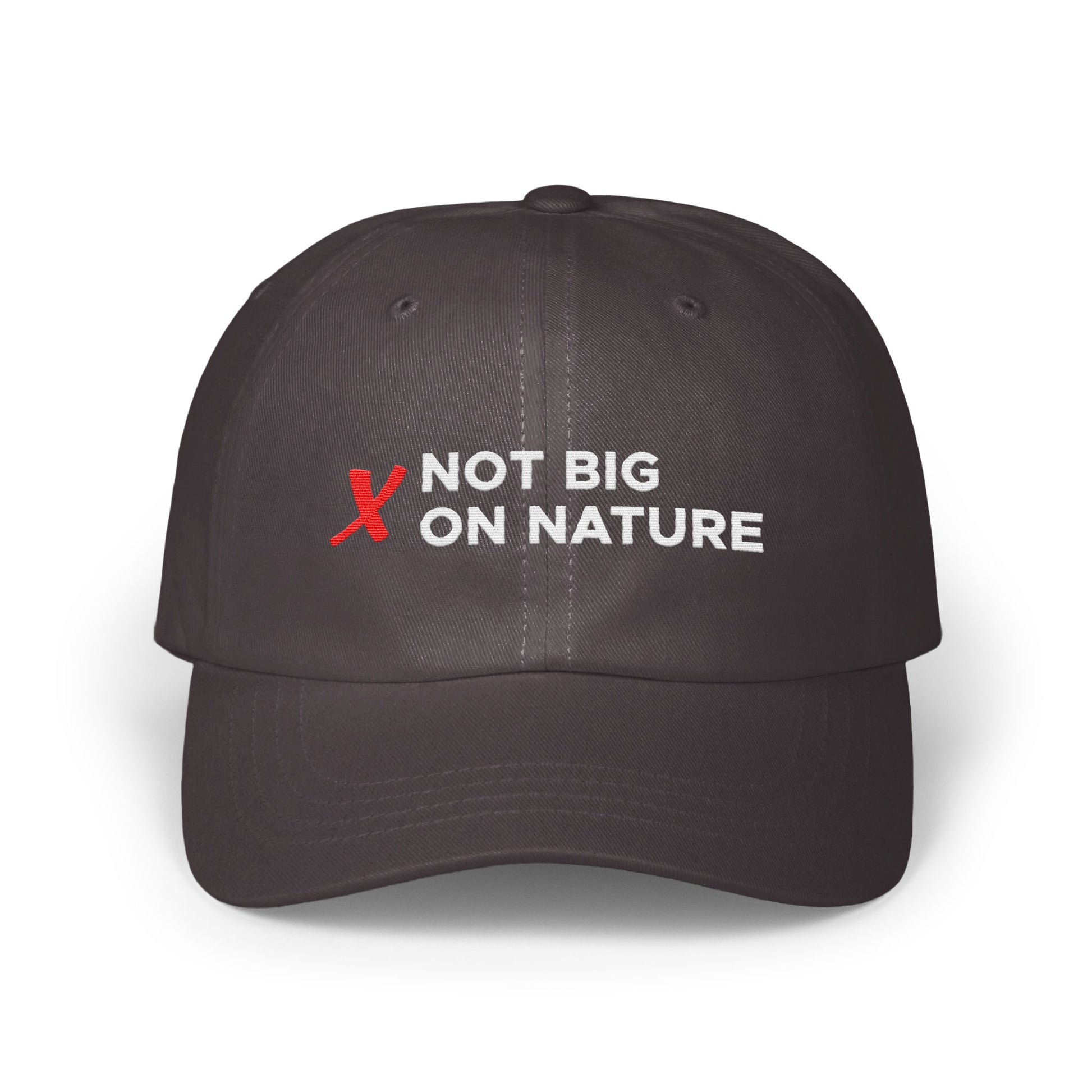 Not Big On Nature Slogan Cap Casual Baseball product