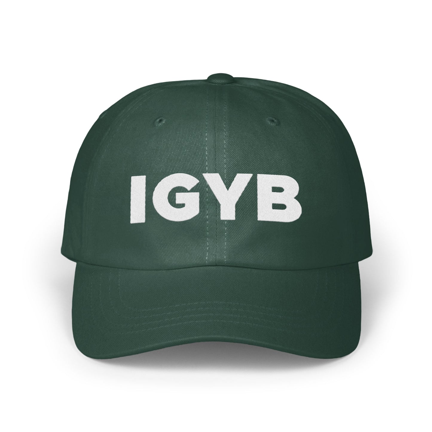 IGYB Embroidered Logo Dark Green Baseball Cap product