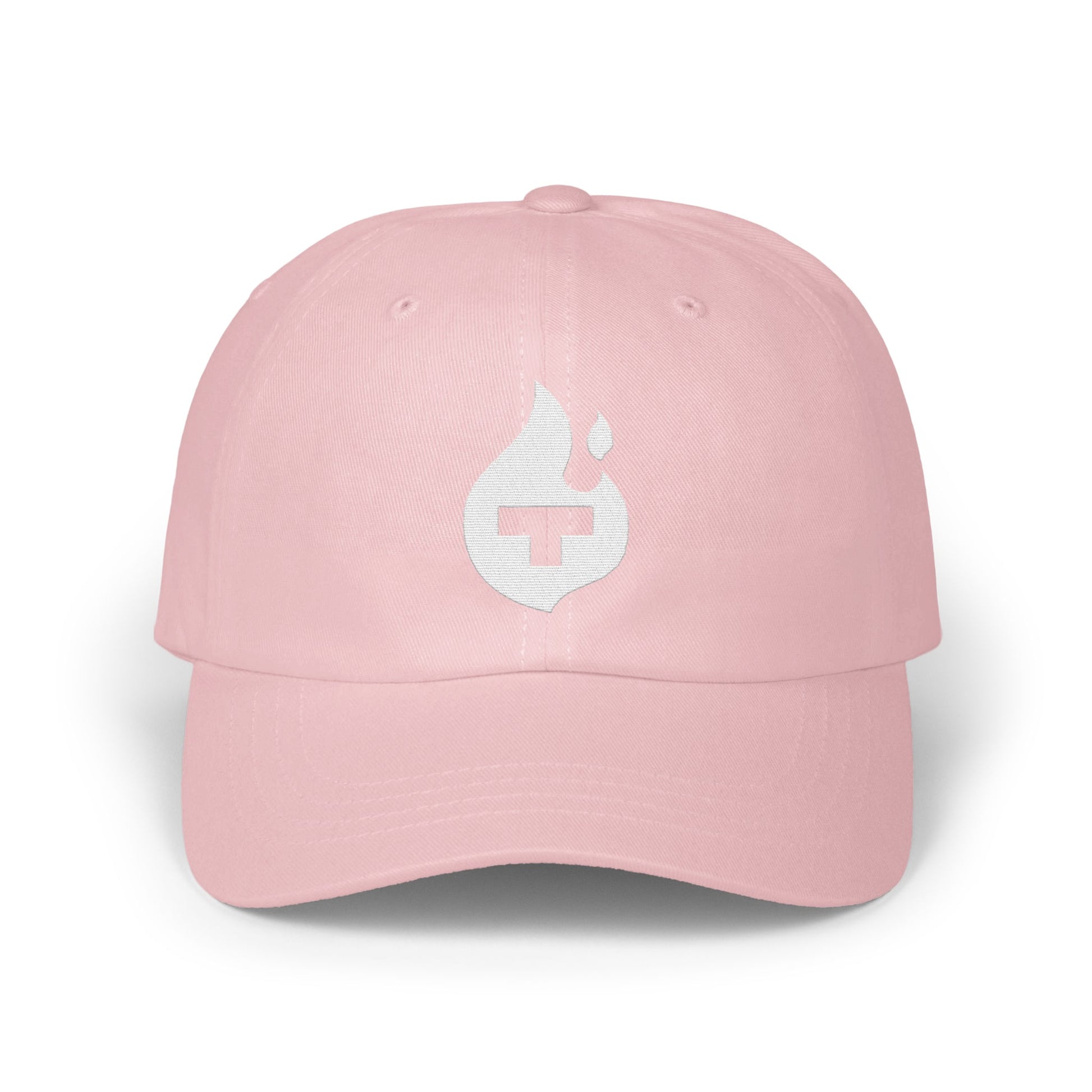 Stylish Pink Baseball Cap with Unique Logo Hat product