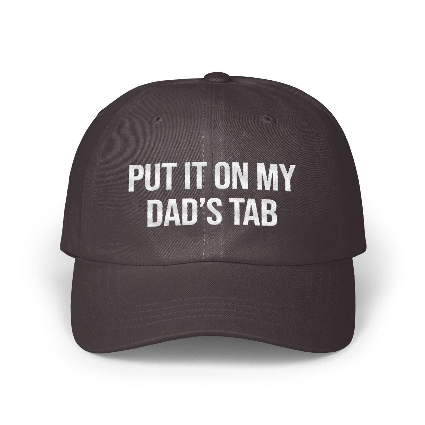 Put It On My Dad's Tab Funny Saying Hat product