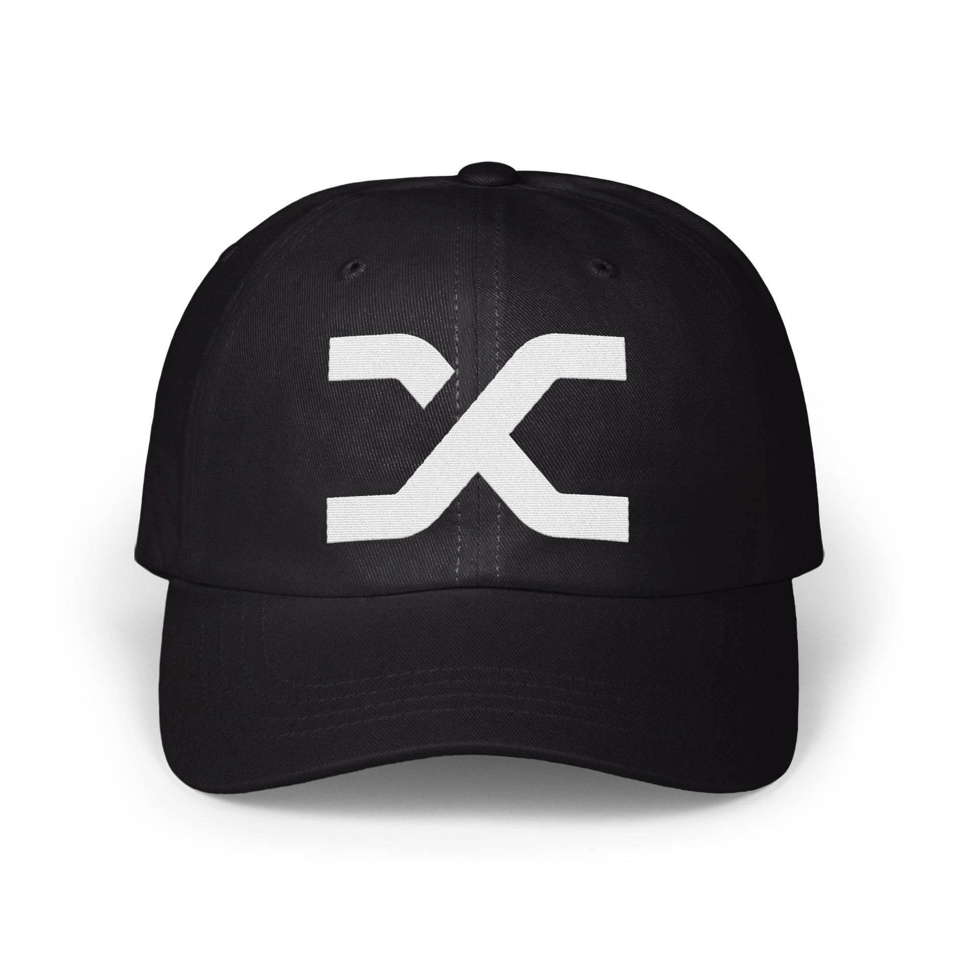 Modern Stylish Black Cap with Unique Logo Hat product