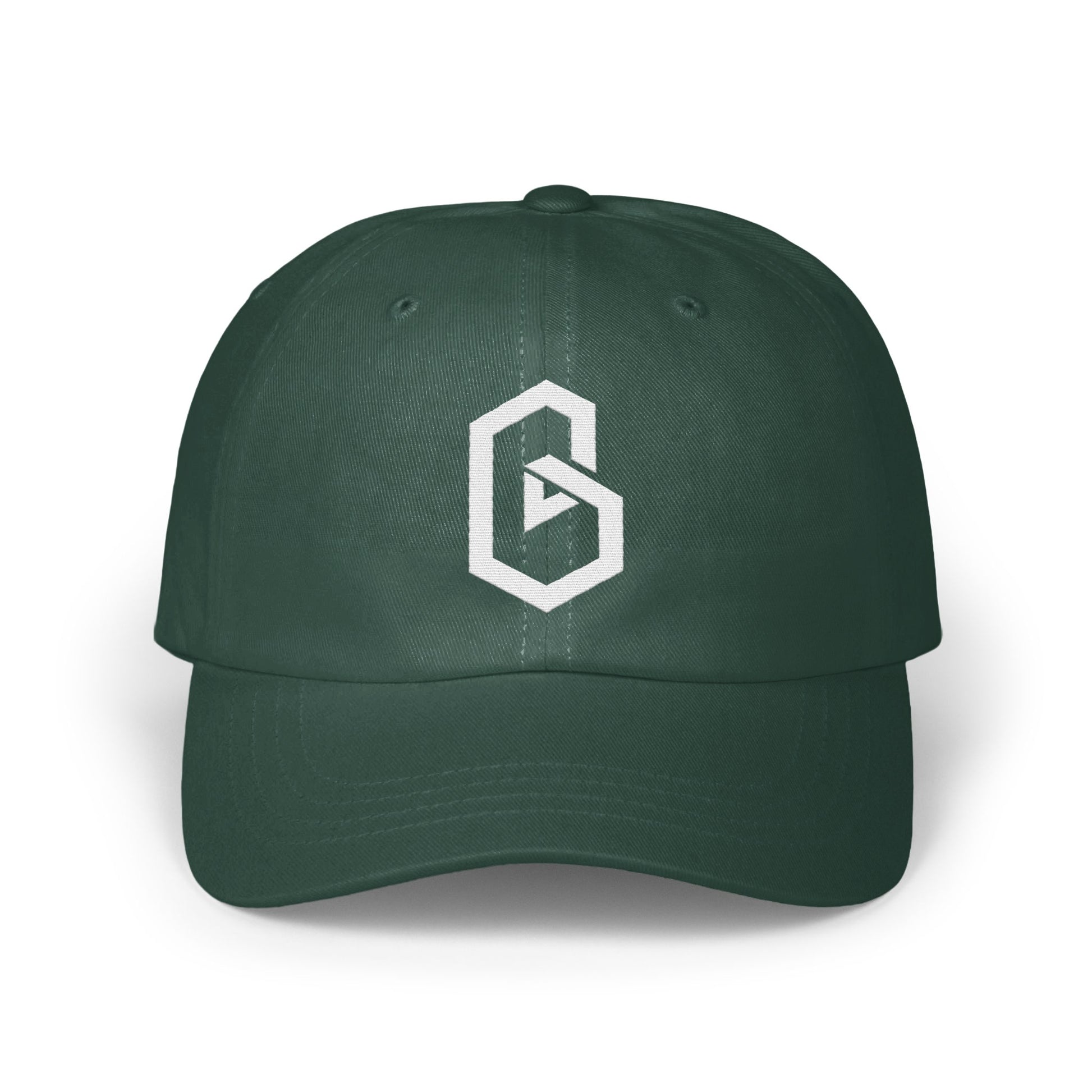 Embroidered Monogram Design Structured Baseball Cap product