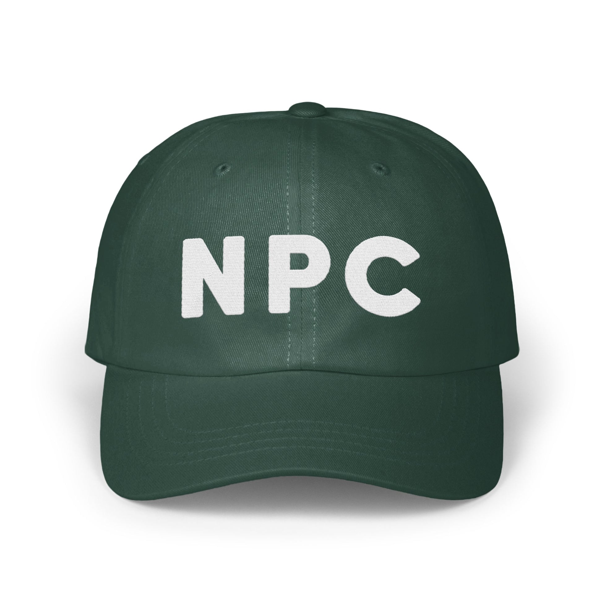 Fashionable Green NPC Embroidered Baseball Cap product