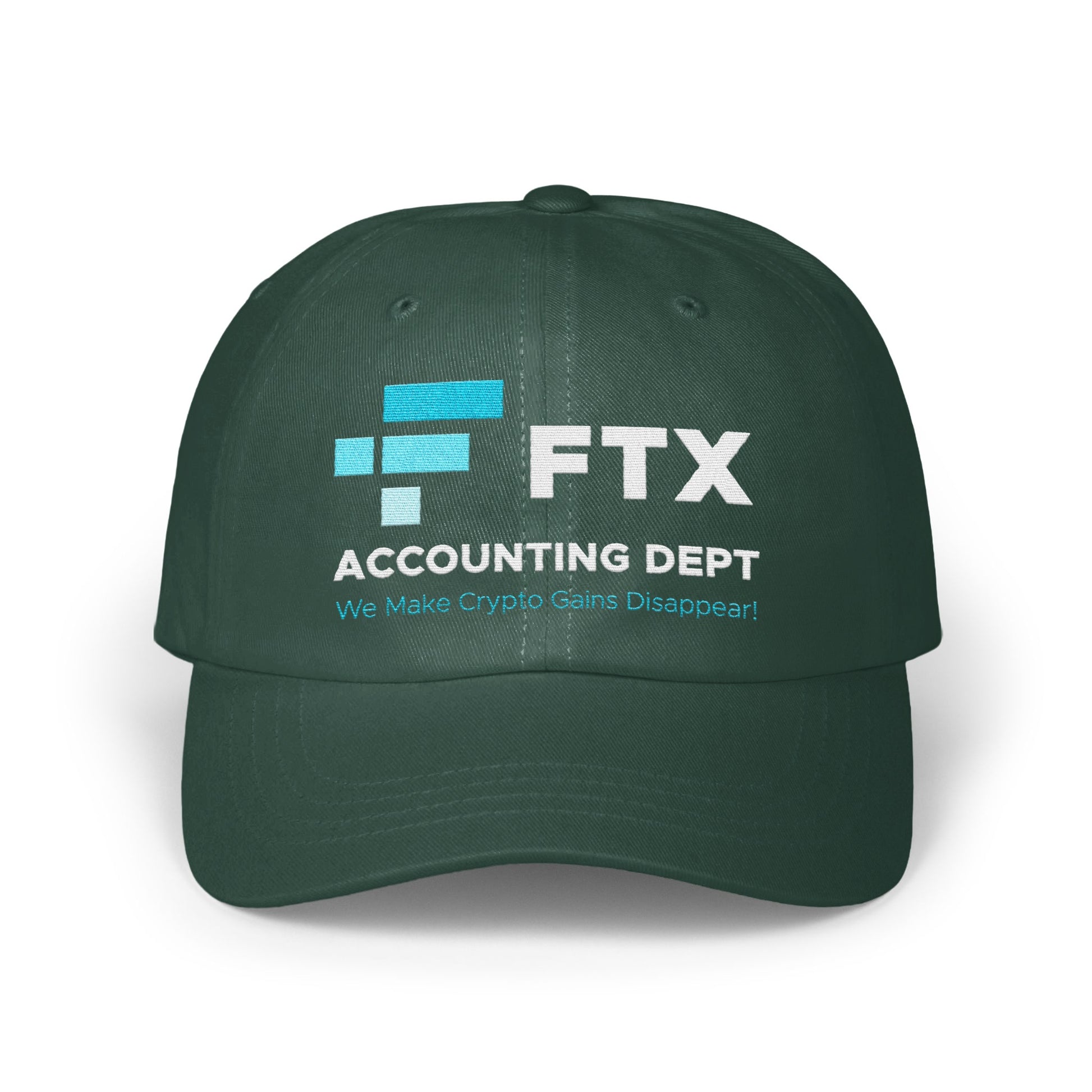 FTX Accounting Dept We Make Crypto Gains Disappear Hat