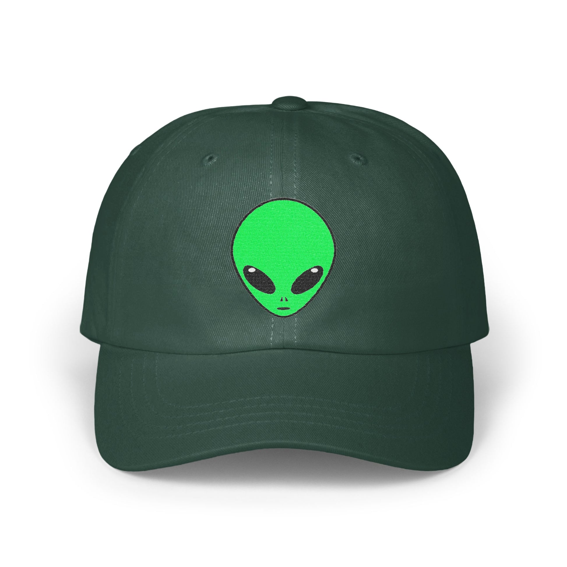 Alien Face Embroidered Baseball Cap Headwear product