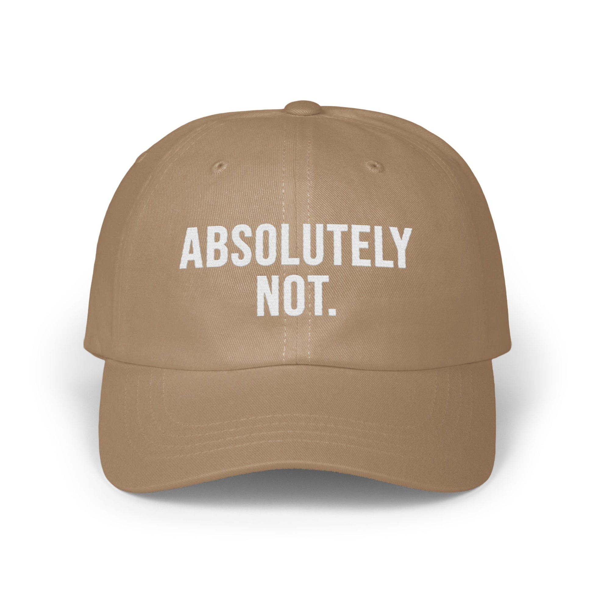 Absolutely Not Statement Design Cap product
