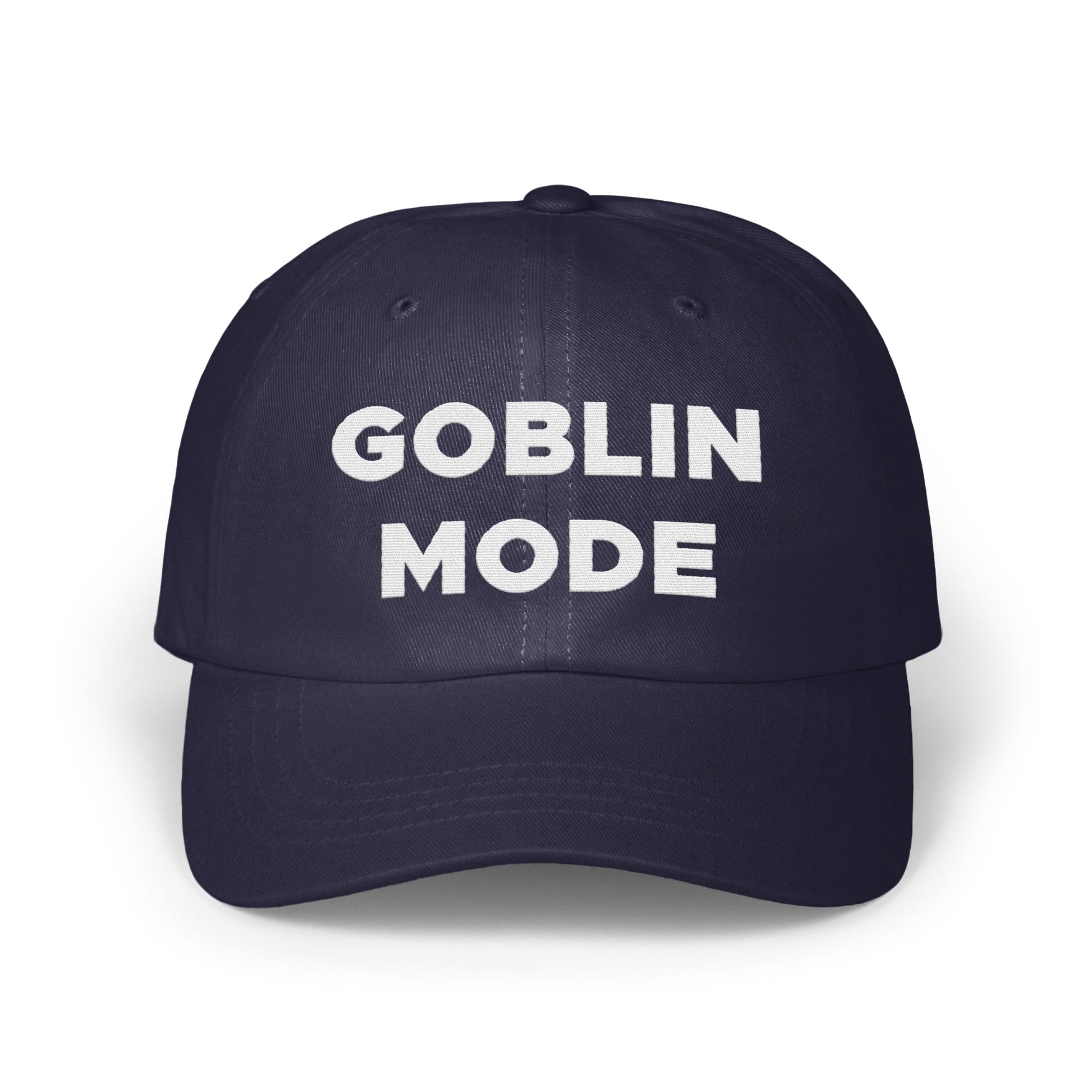 Goblin Mode Printed Navy Baseball Cap product