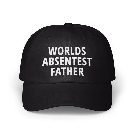Worlds Absentest Father Embroidered Hat product type