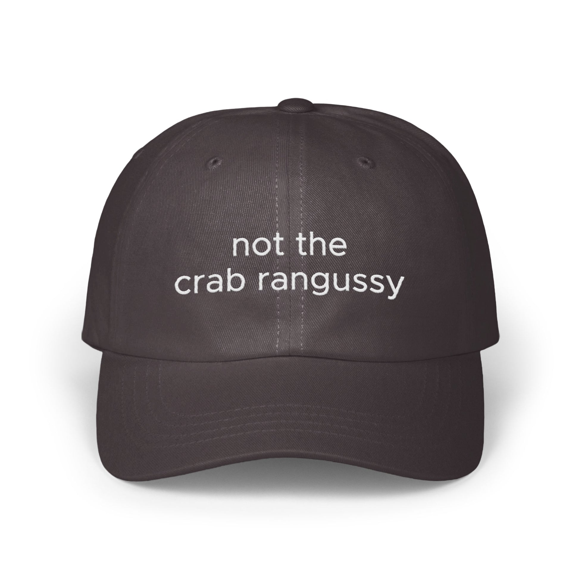 Not The Crab Rangussy Text Black Hat product