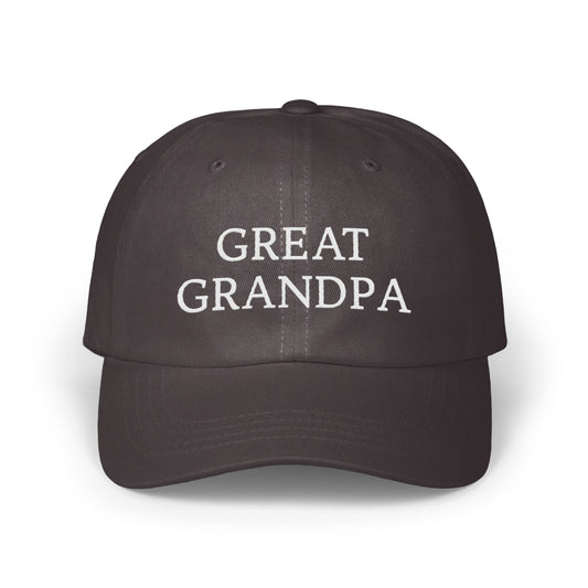 Great Grandpa Black Baseball Cap Fashion Accessory Product