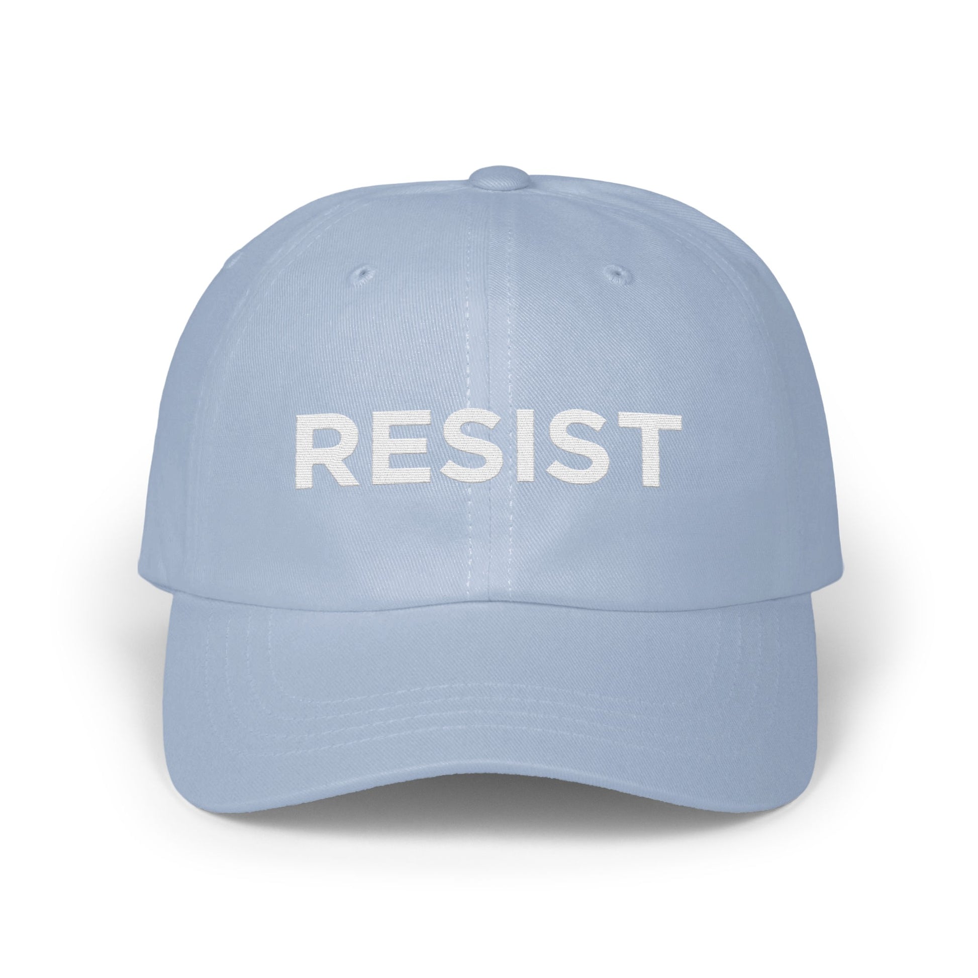 Stylish Resist Design Light Blue Baseball Cap product