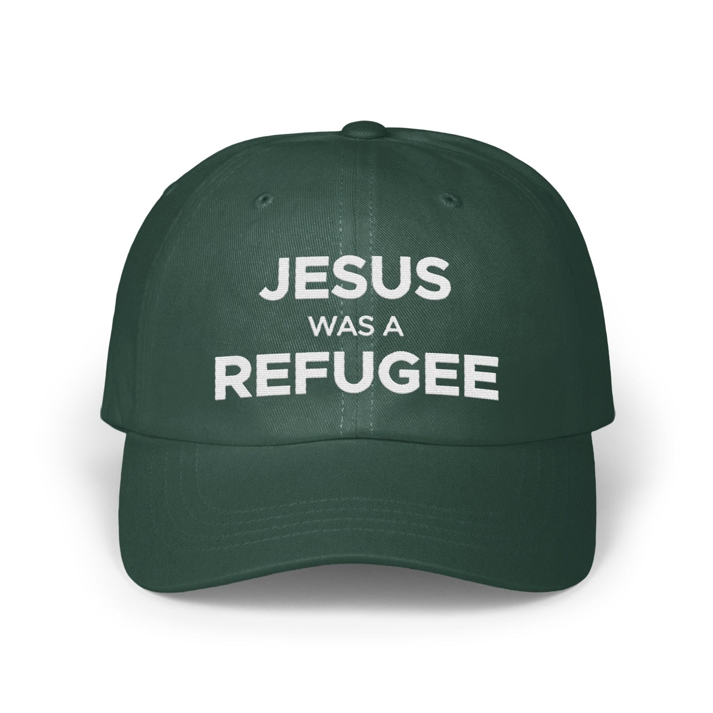 Jesus Was a Refugee Statement Hat product type