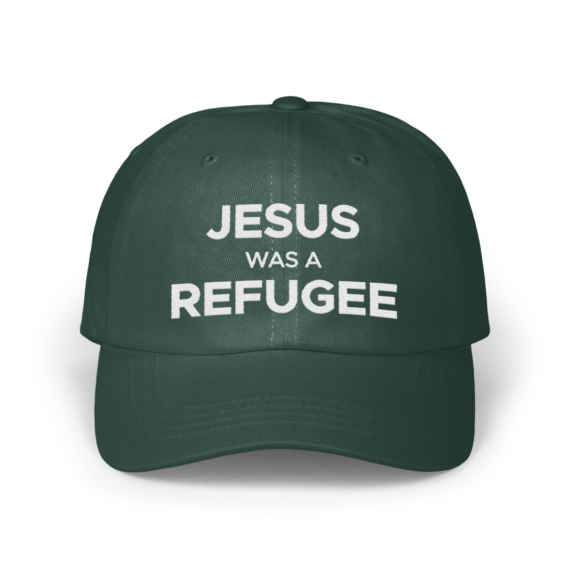 Jesus Was a Refugee Statement Hat product type