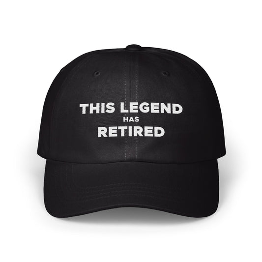 This Legend Has Retired Embroidered Hat product