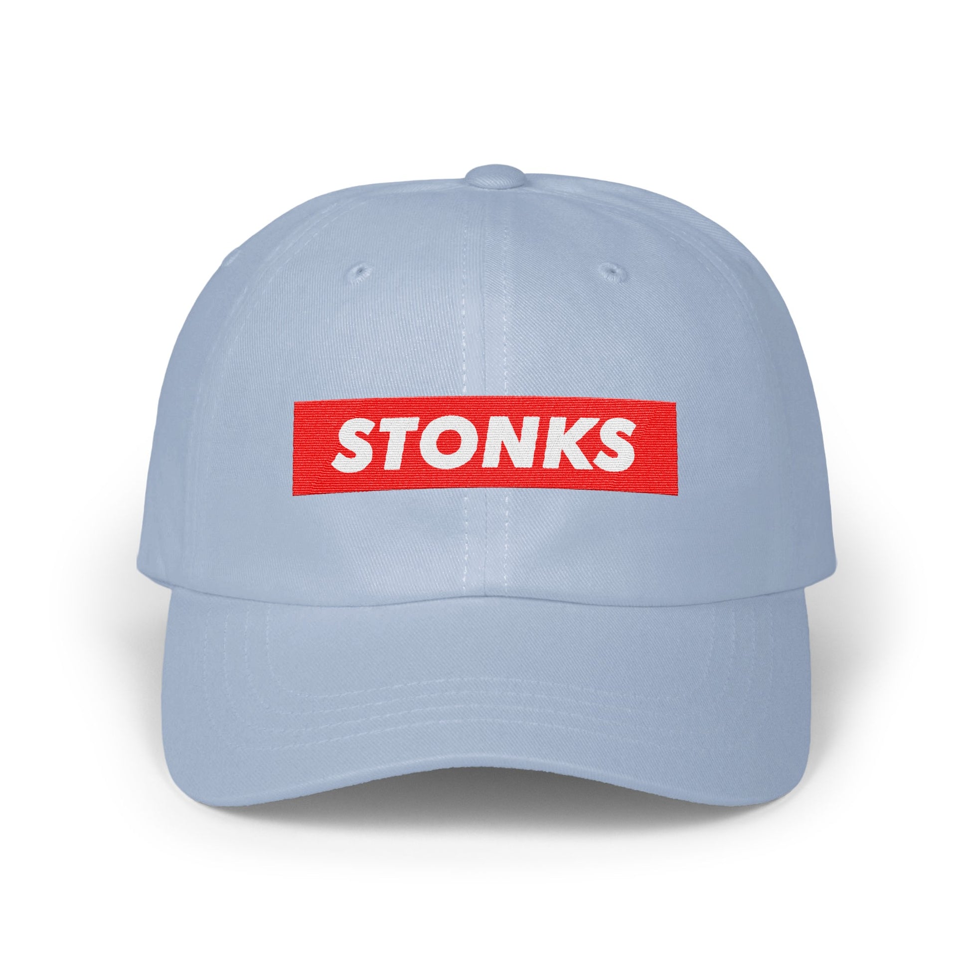 Stonks Meme Embroidered Dad Hat Classic Baseball Cap product type