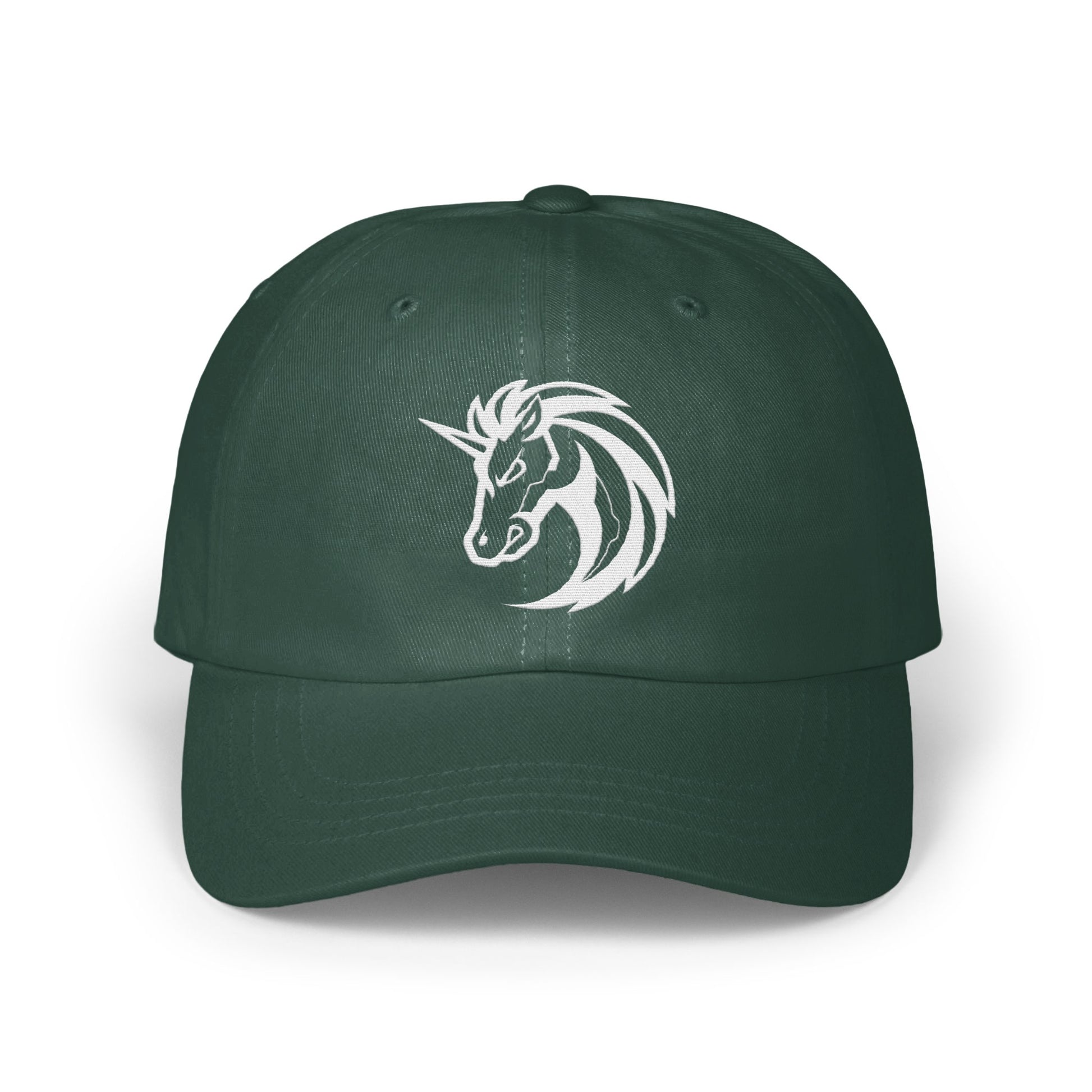 Stylish Green Hat with Unique Horse Design product