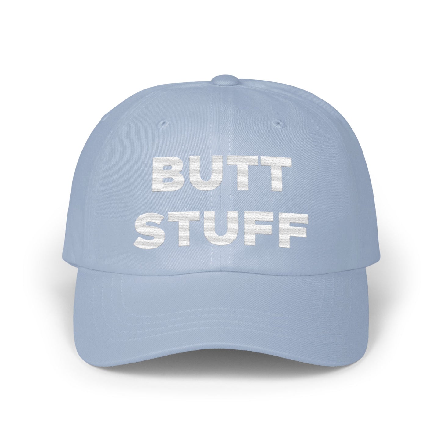 Funny Blue Baseball Cap Butt Stuff Design product type