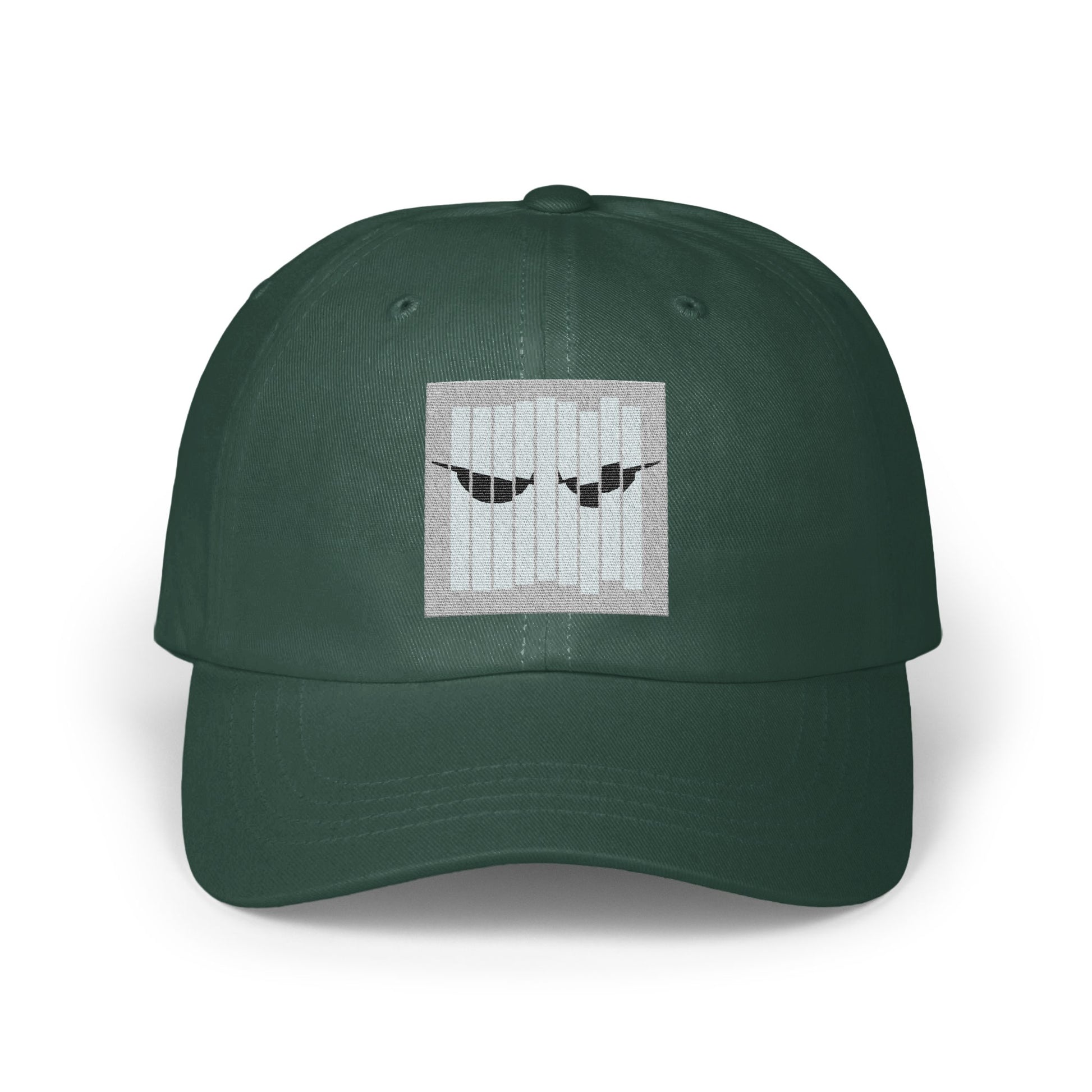 Stylish Green Cap with Unique Face Design product