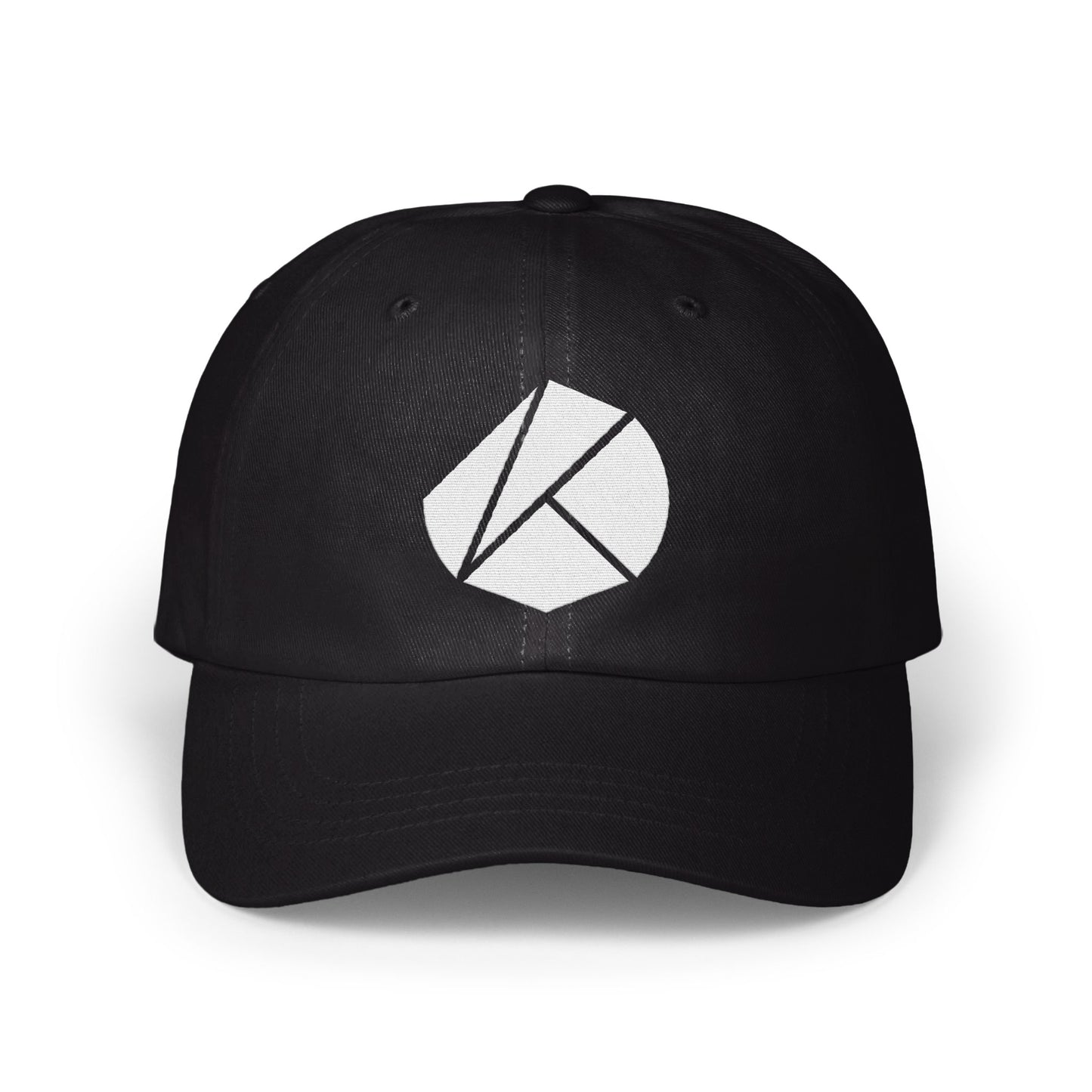 Sleek Black Cap with Modern Geometric Design product