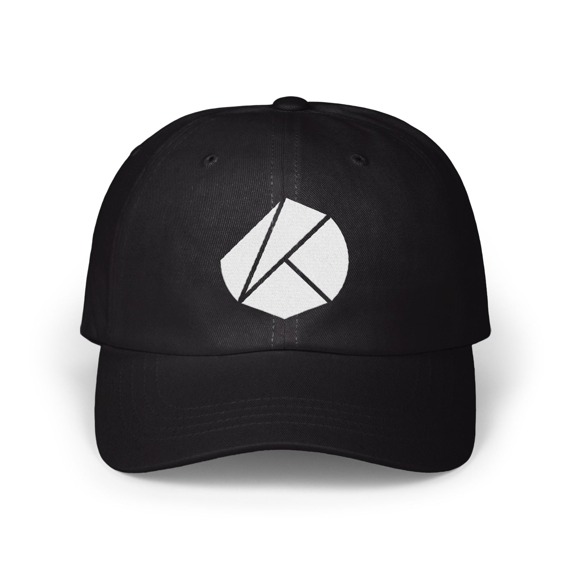 Sleek Black Cap with Modern Geometric Design product