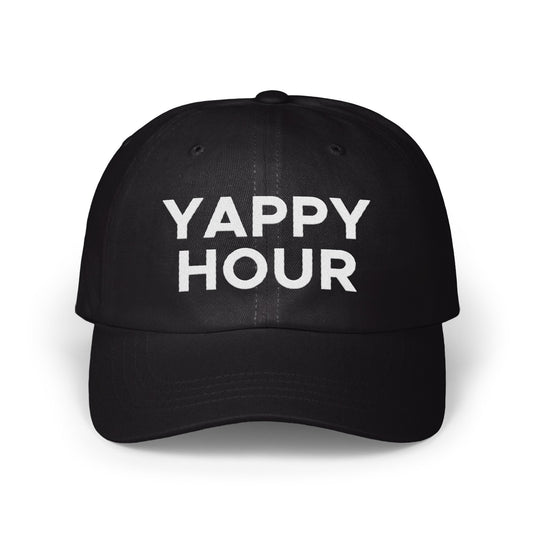 Yappy Hour Black Stylish Comfort Hat Fashionable product