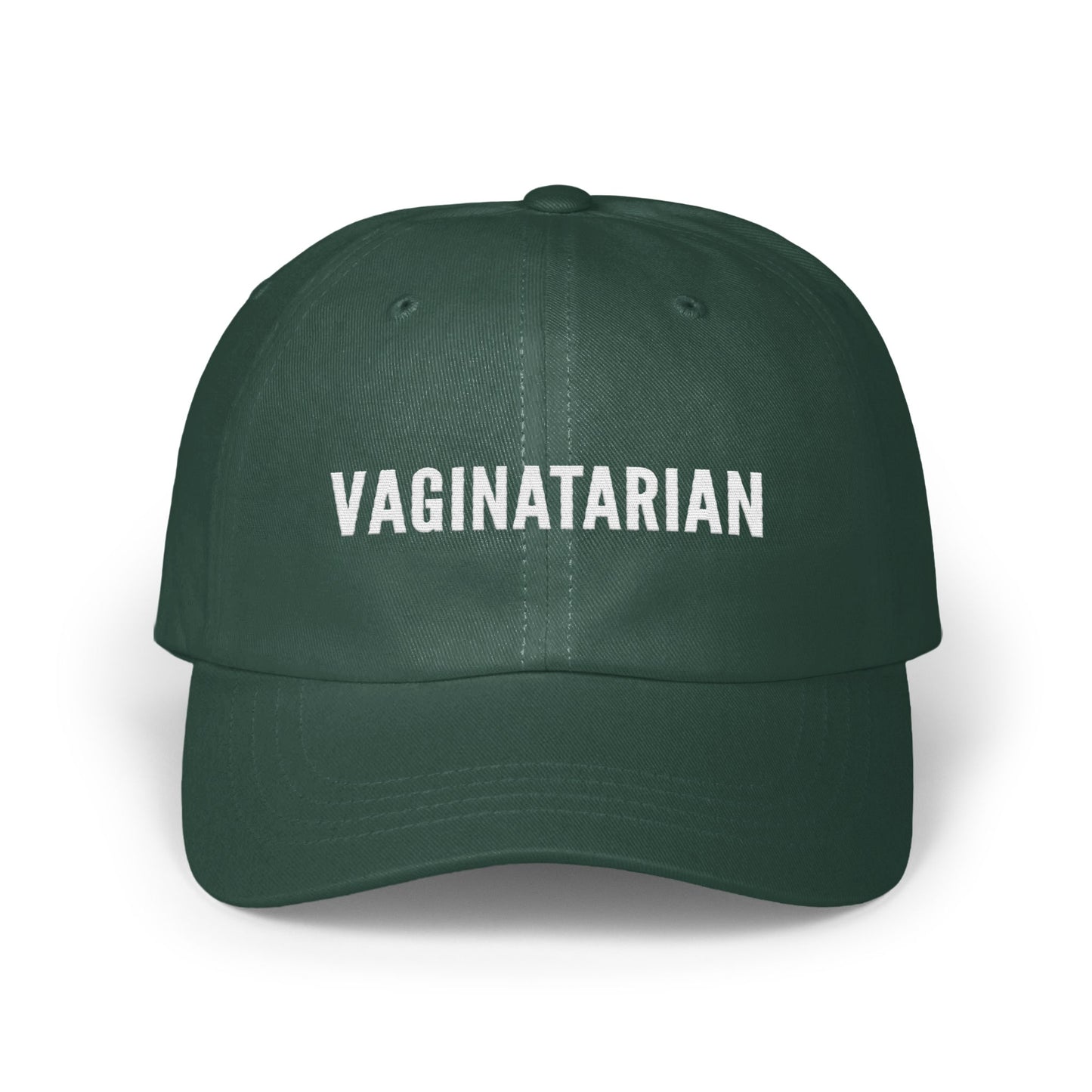 Fun and Unique Vagitarian Slogan Hat product