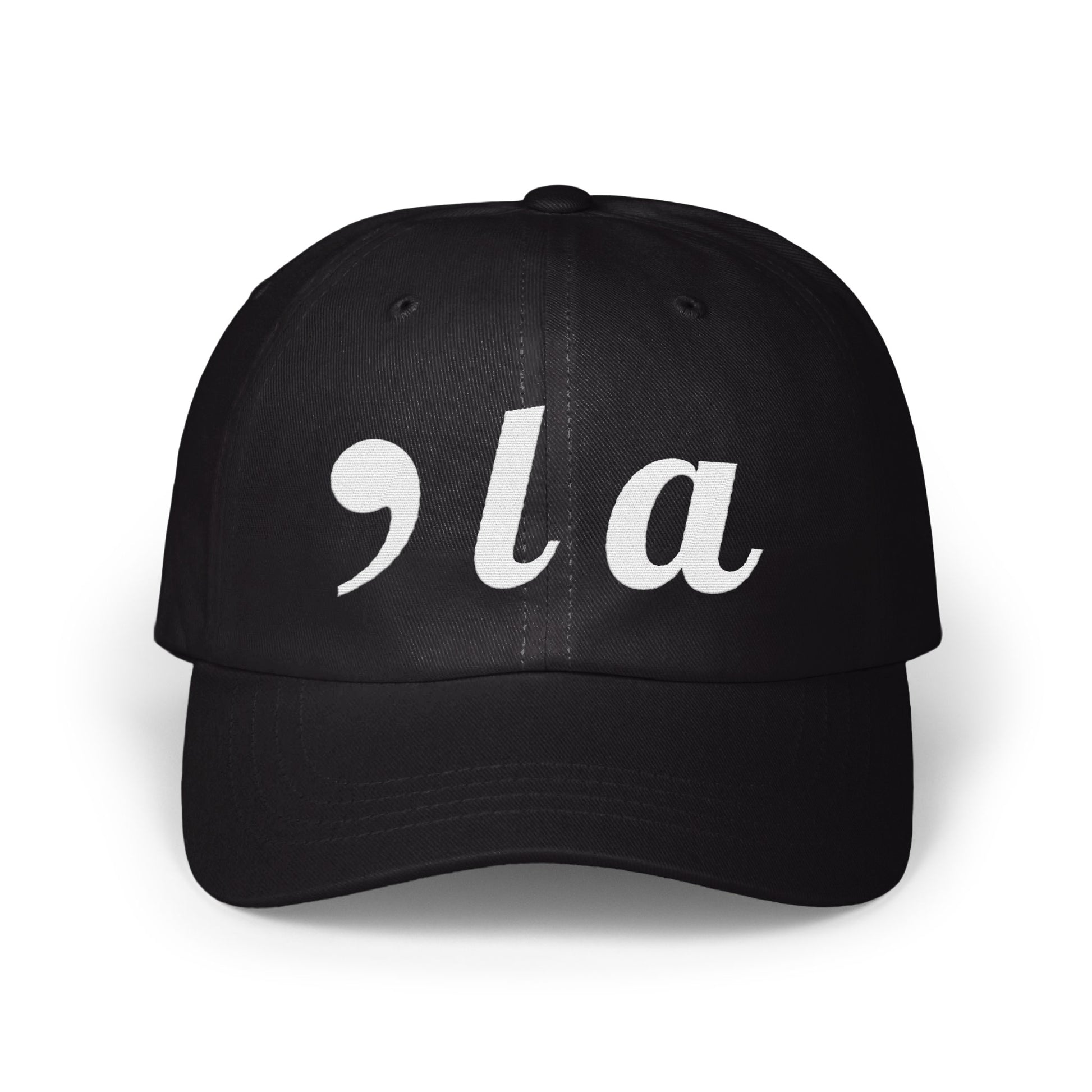 Trendy Black Baseball Cap with Stylish La Design product