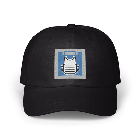 Stylish Black Baseball Cap with Bold Graphic Design product