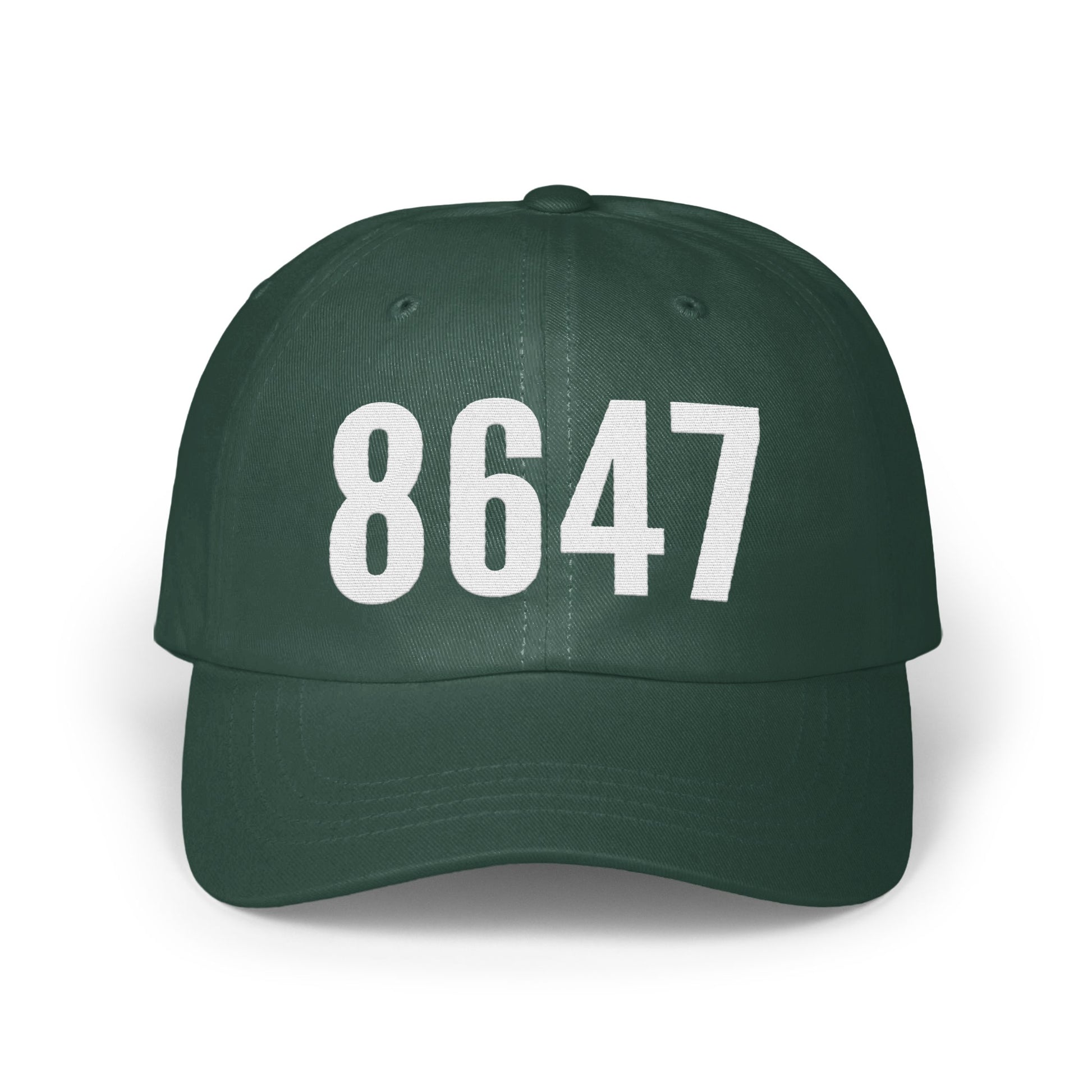 Stylish Green Number 8647 Design on Trendy Hat product